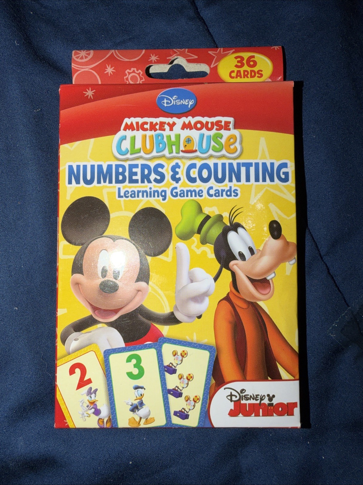 Mickey Mouse Clubhouse Learning Game Cards Set Of Two Brand New In Box