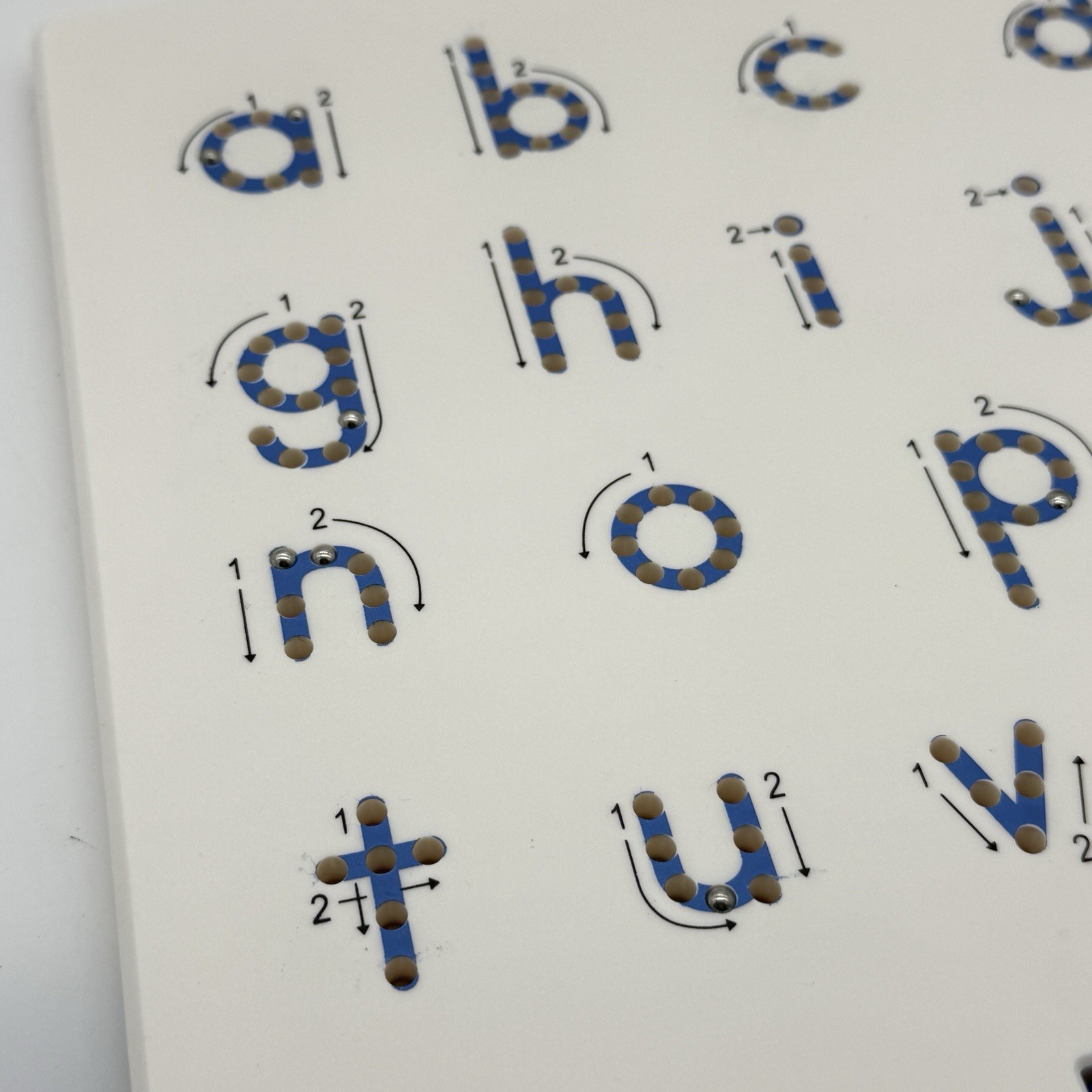 Kid O Magnatab Alphabet Letter Tracing Magnetic Pen Learning Toy Lot of 2 EUC