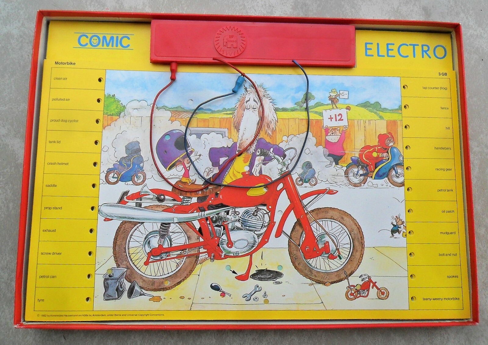 1982 Discovery Toys Comic Electro Game #4615 Works Self Checking Ages 6+ New