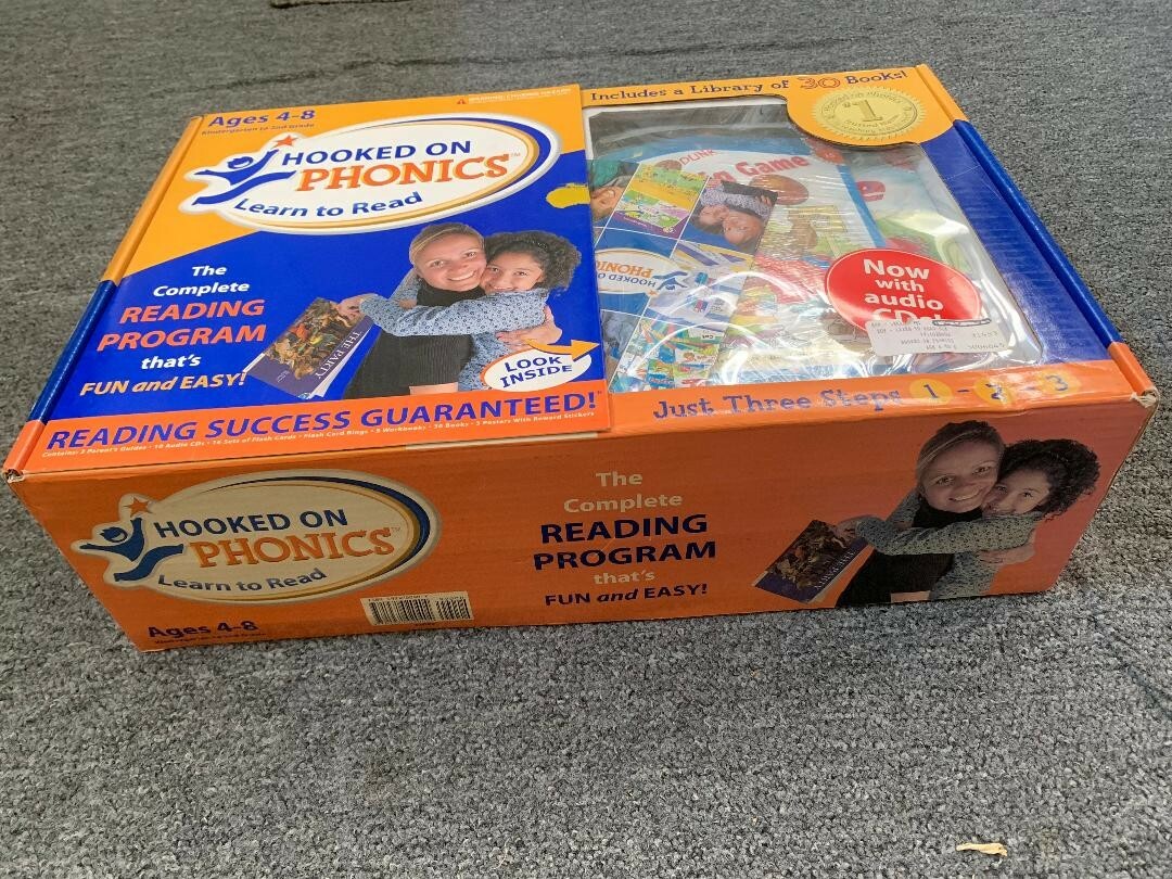Hooked On Phonics Learn To Read Ages 4-8 (K-2nd Grade) Reading Program Read