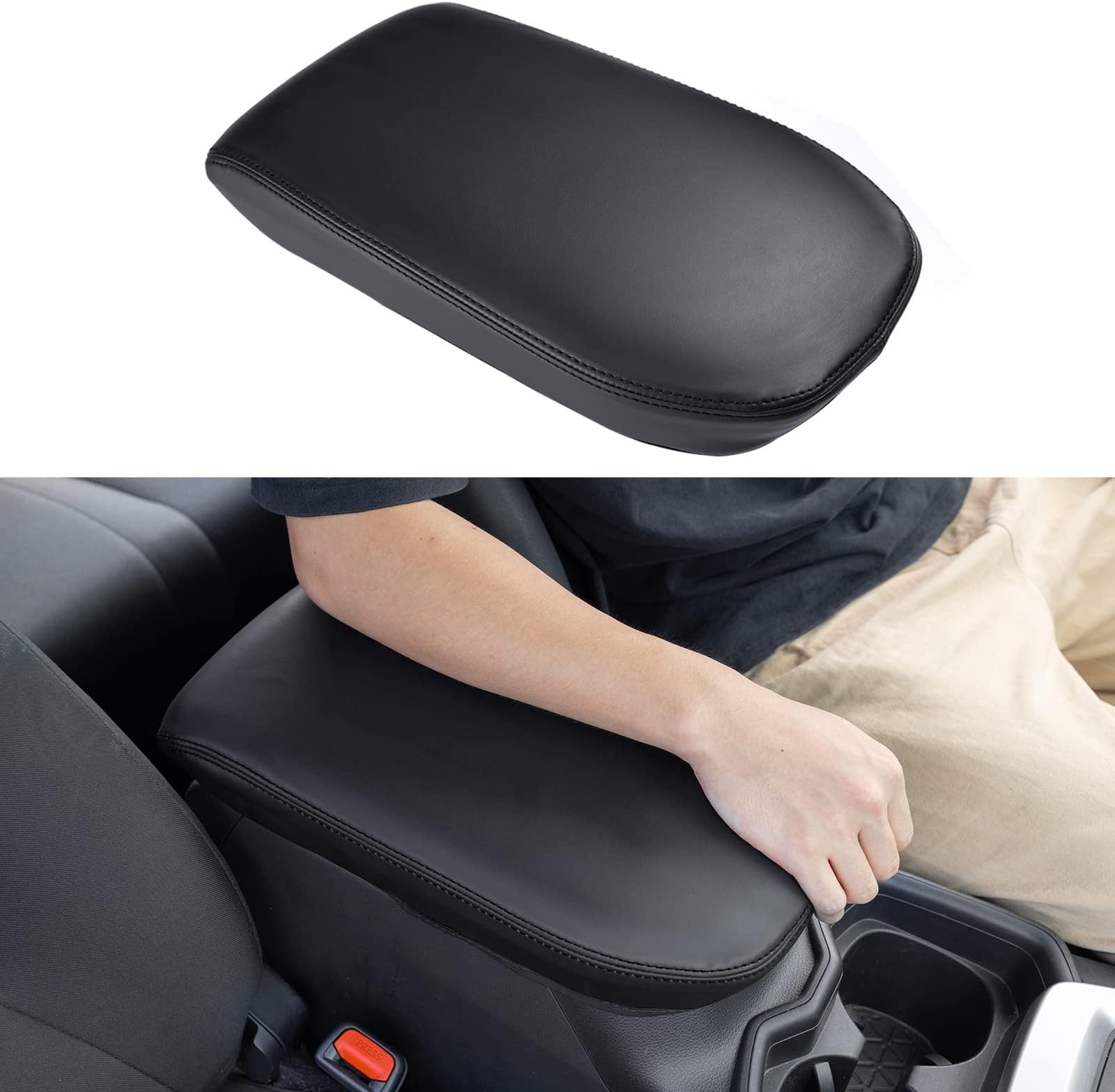 JDMCAR Center Console Armrest Cover for 2025 Toyota RAV4 Accessories 2024 202…