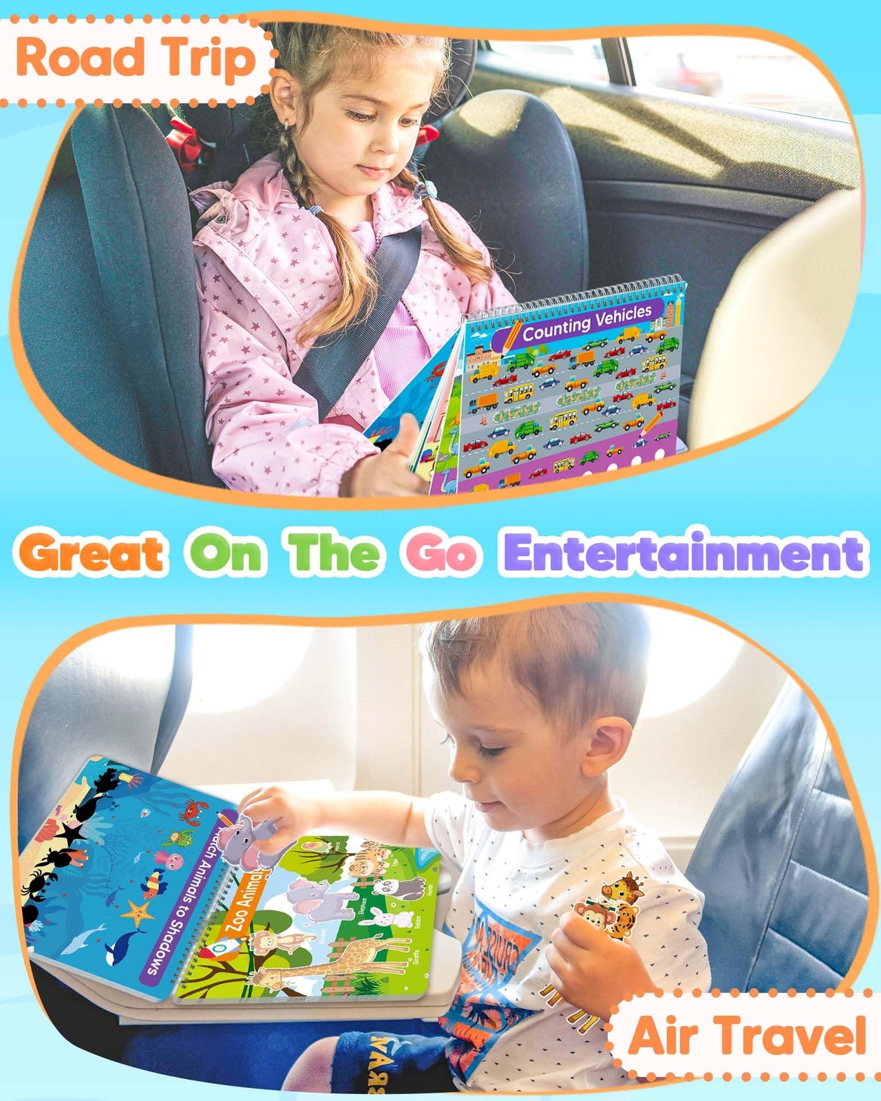 Toddler Busy Book Preschool Learning Activities, Montessori Educational Toys …