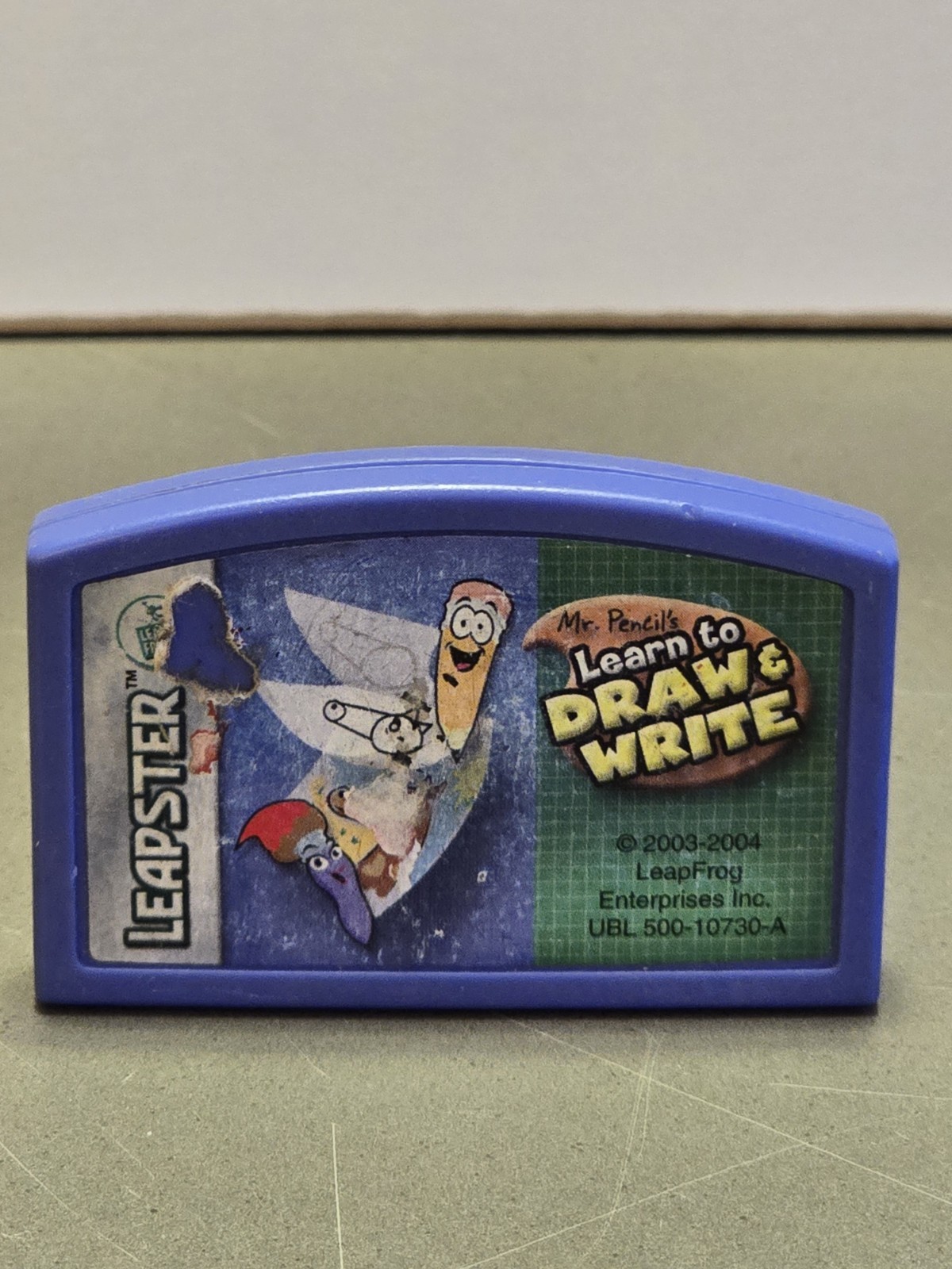 Vintage Mr. Pencil’s Learn to Draw and Write Leapster Cartridge Only 2004