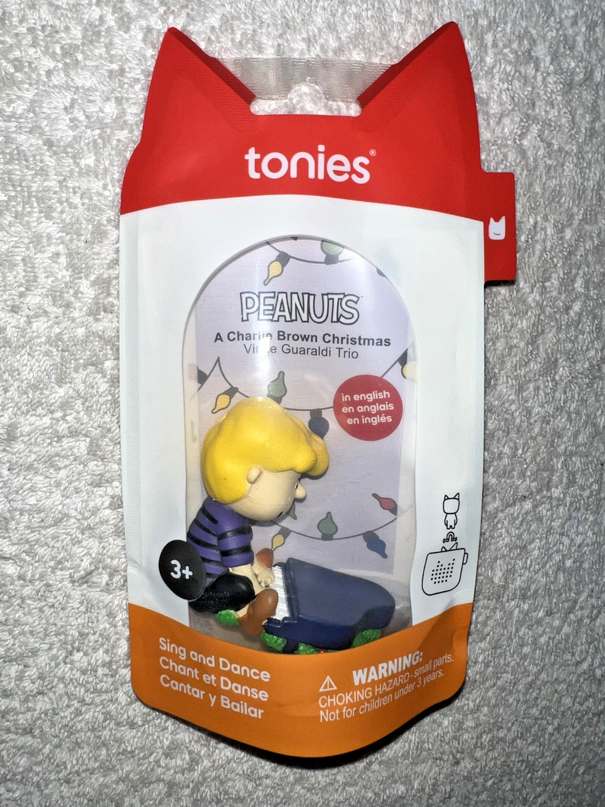 TONIES PEANUTS A CHARLIE BROWN CHRISTMAS SCHROEDER AUDIO FIGURE **NEW**
