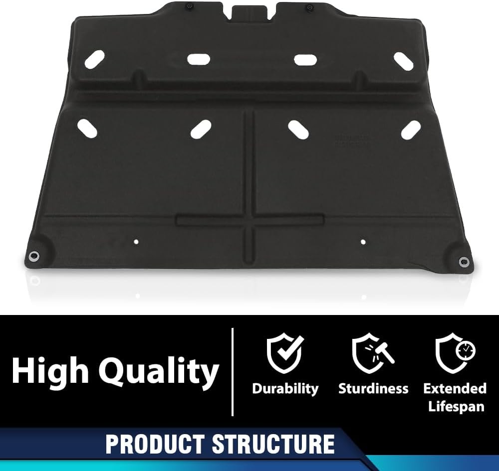 PIT66 Engine Splash Shield Compatible with Ford F150 2015-2020 with Gasoline