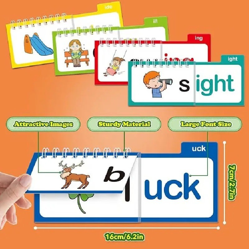30 Flip Book Read and Rhyme Flip Books Word Family Flip Books Flash Cards