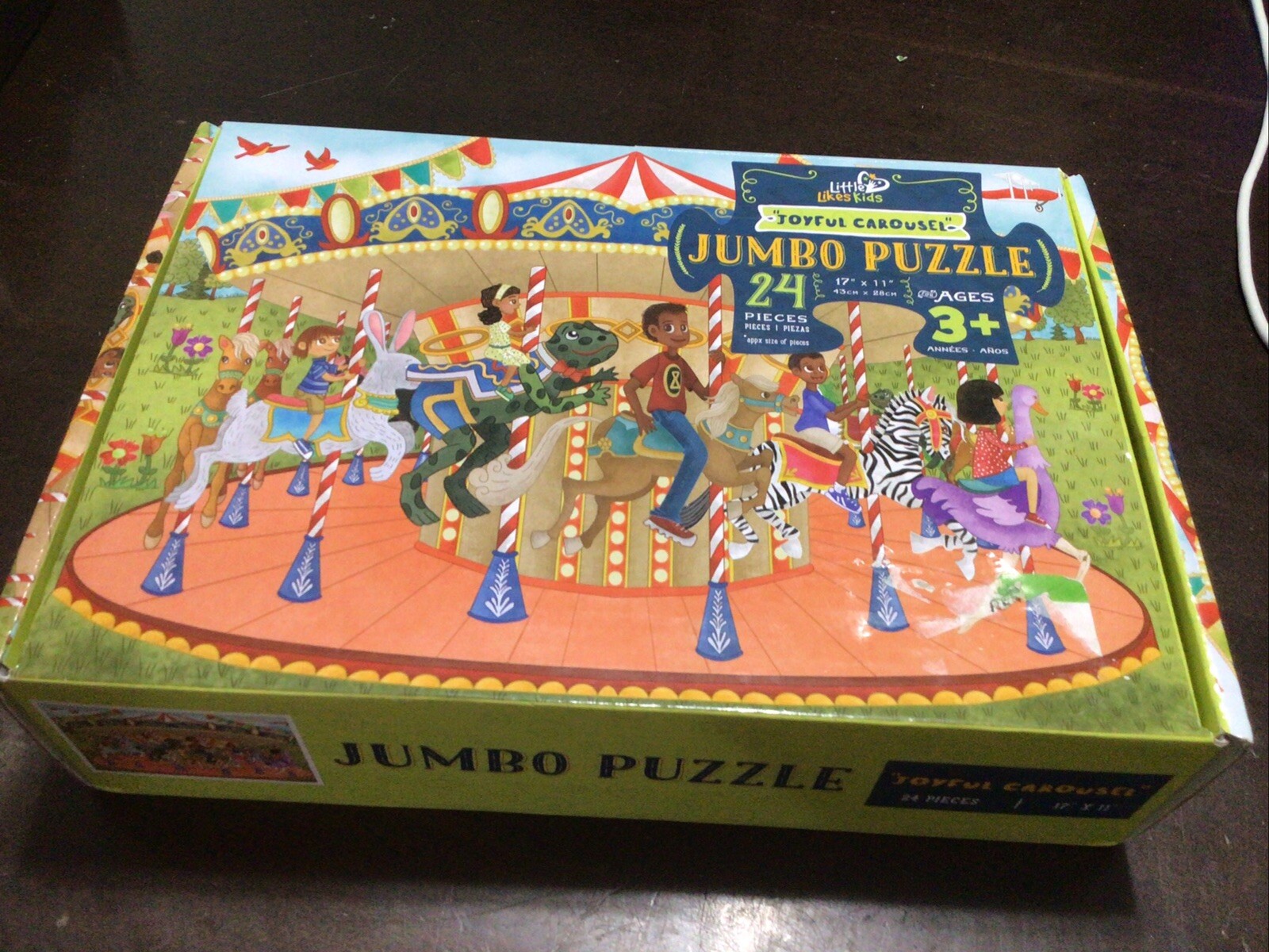 Little Likes Kids – Joyful Carousel – 24 Piece Beginner Puzzles Toddler Kids Age