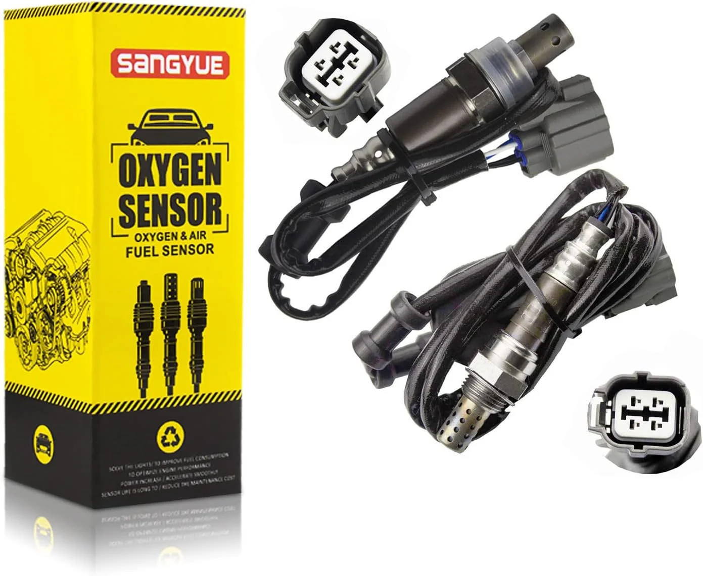 2X Oxygen Sensor 1 & 2 for 2003 2004 2005 2006 2007 Honda Accord 2.4L Upstream +