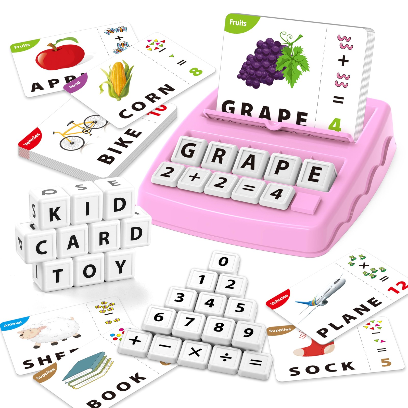 Montessori Matching Letter Games,Educational Toys for 3-8 Year Olds Boys Girl…