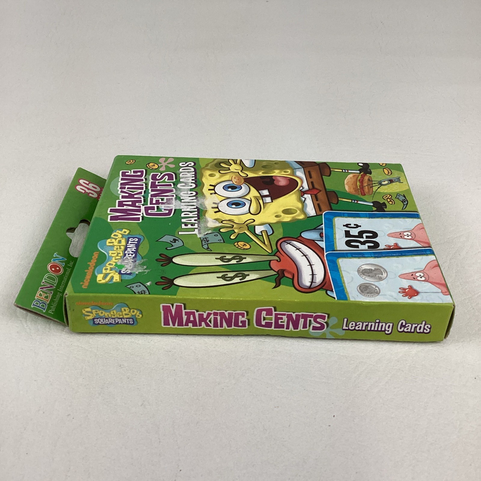 SpongeBob SquarePants Making Cents Learning Cards Money Change Nickelodeon