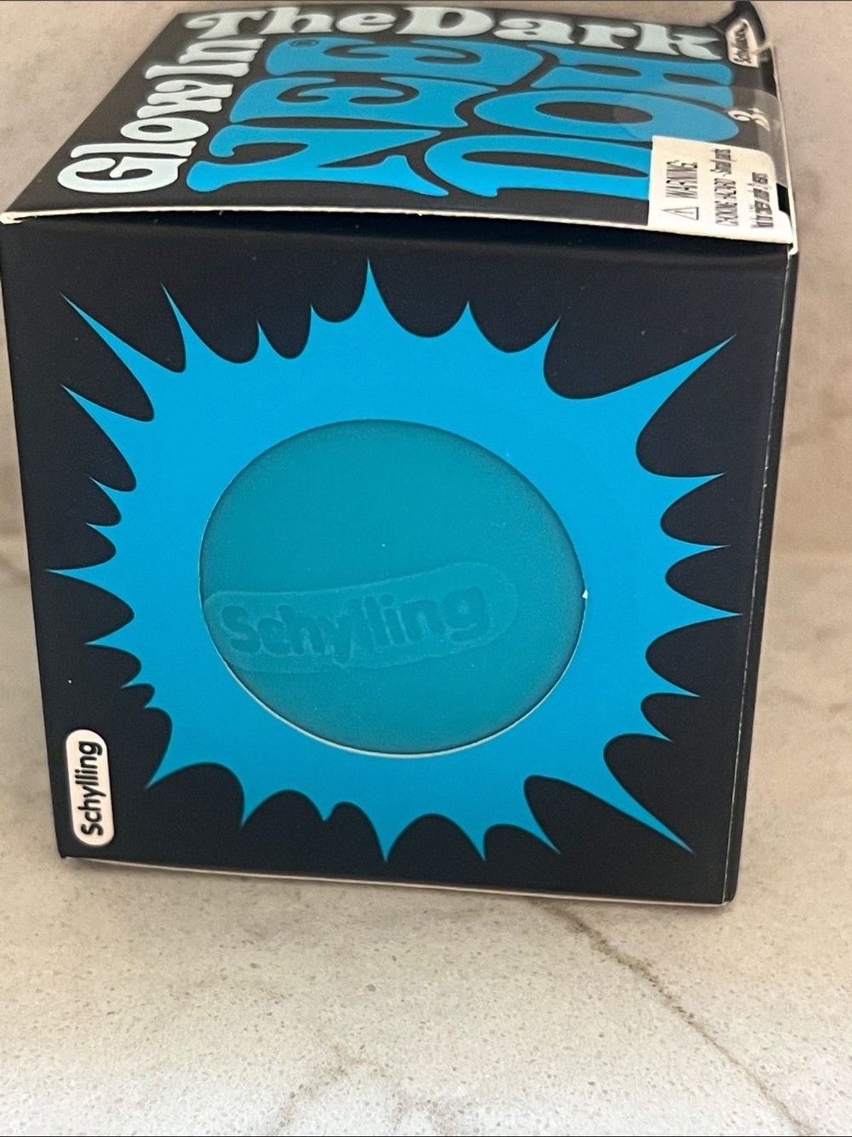 NeeDoh Glow In The Dark Stress Ball- BLUE