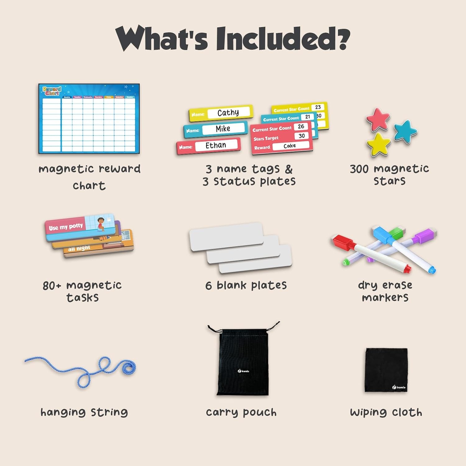 Magnetic Responsibility Chart for Kids
