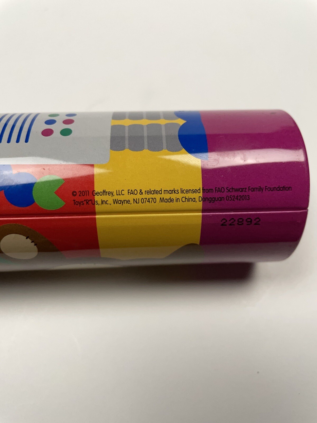 FAO Schwarz Kaleidoscope Metal Plastic Beads Child’s Toy