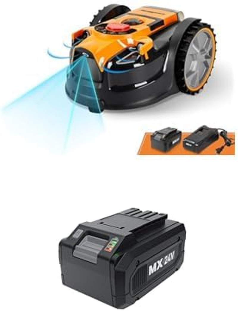 Ocumow™ Cordless Robot Lawn Mower – 24V Battery for Effortless Lawn Care