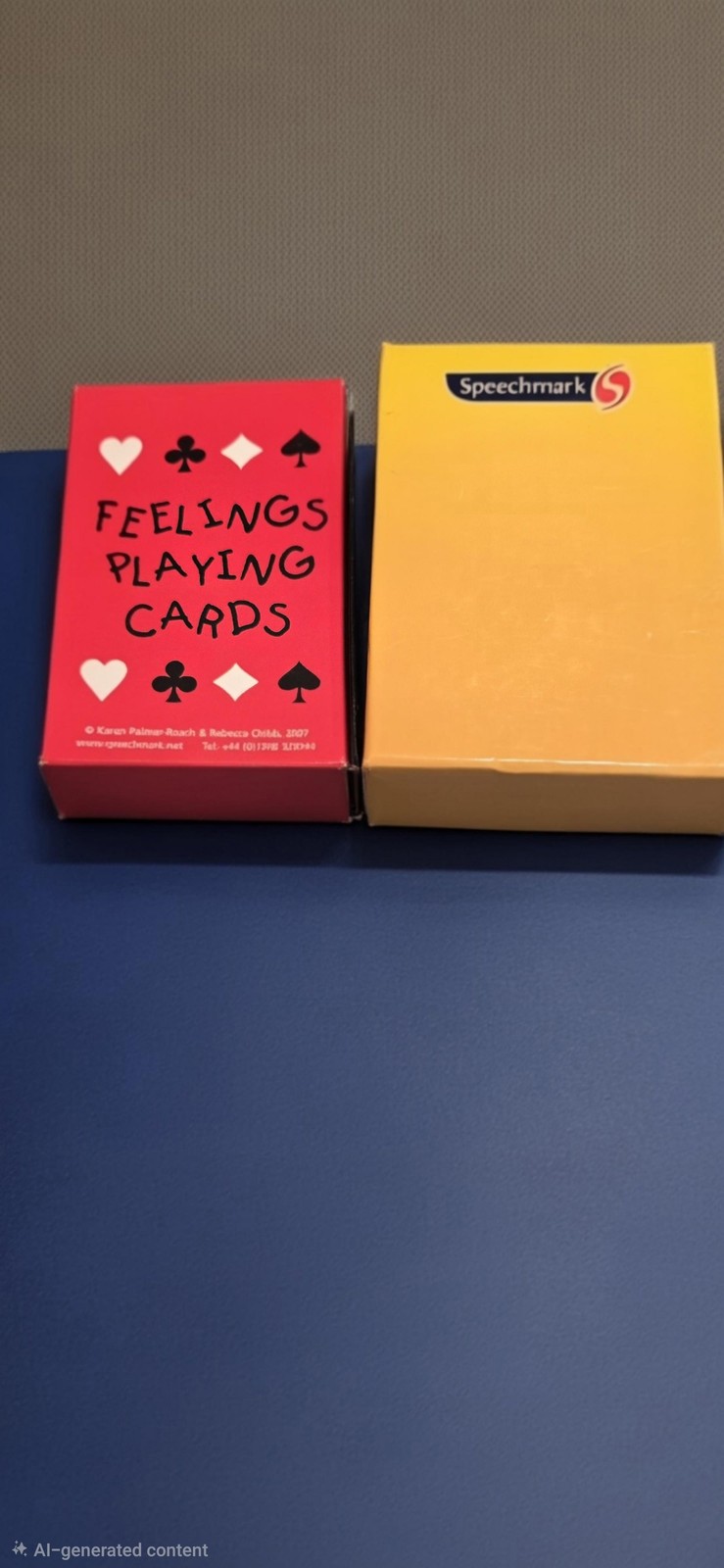 Speechmark Feelings Playing Cards Emotions Deck Kids Therapy Teaching Multicolor
