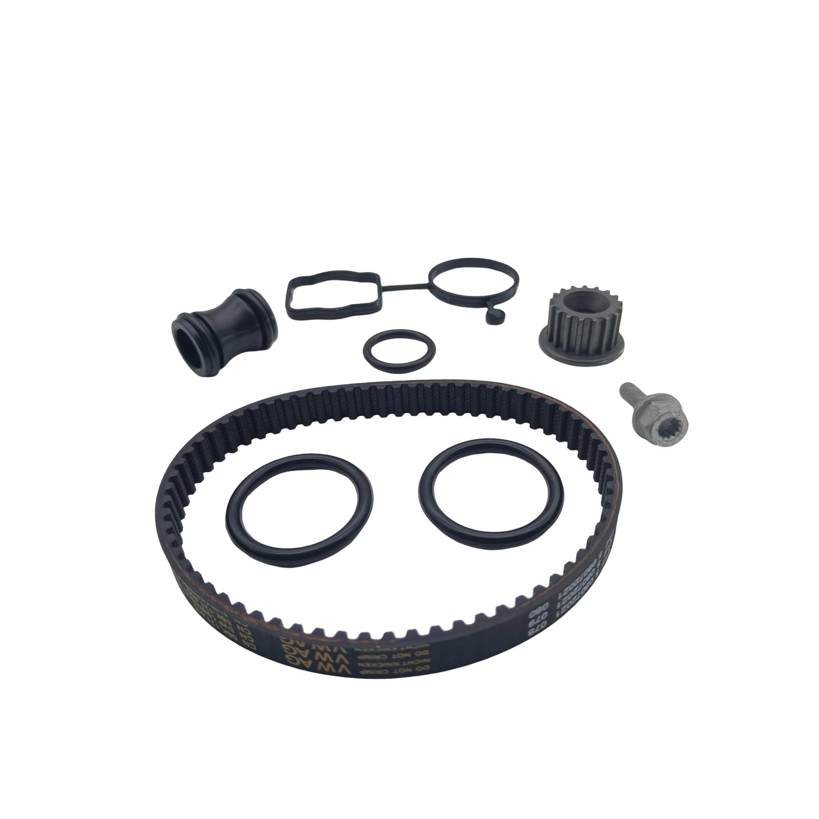 Engine Mechanical Water Pump with Belt Thermostat Housing Assembly Fit for Vo…