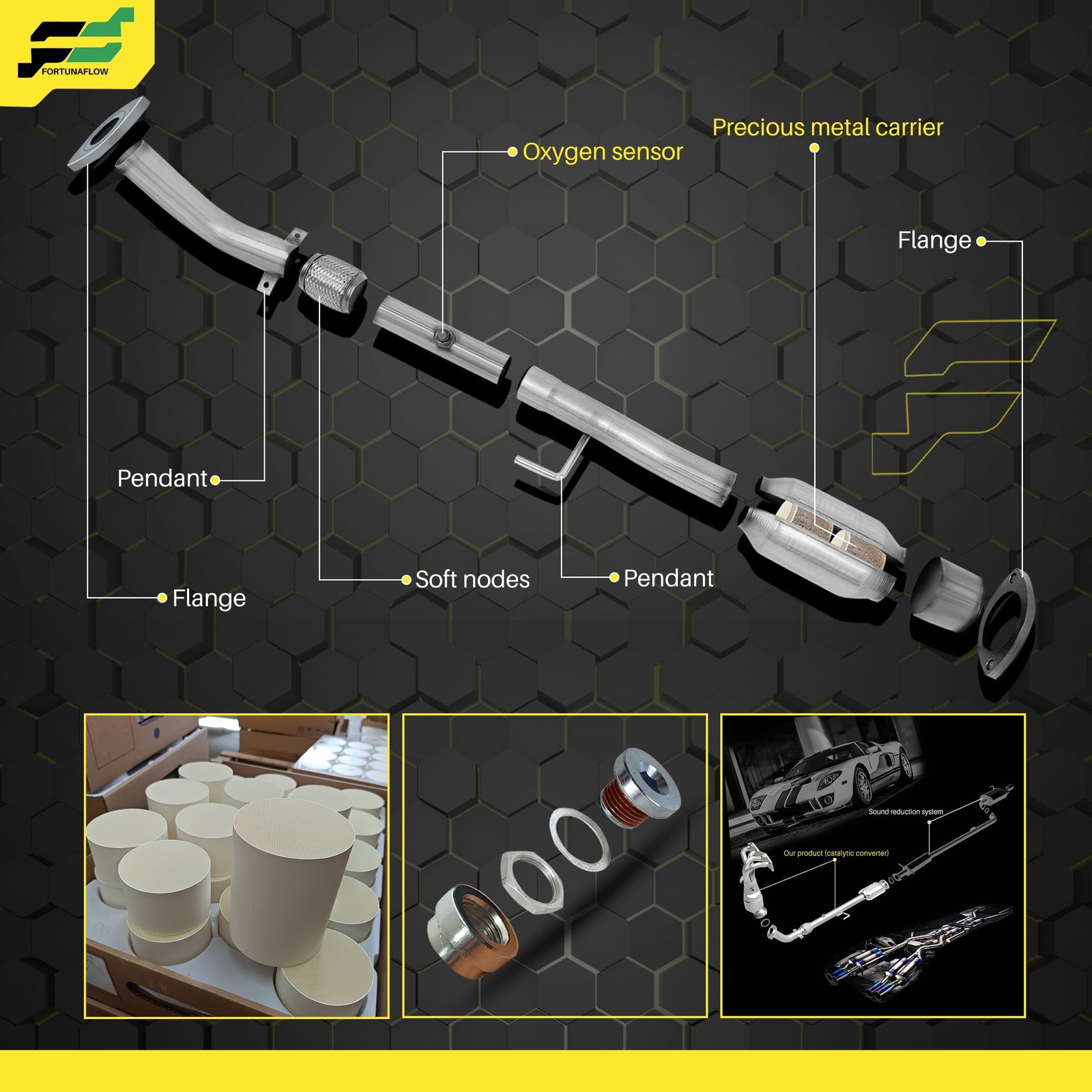 Catalytic Converter Compatible with Volkswagen Golf 2001-2006 2.0L,Volkswagen…
