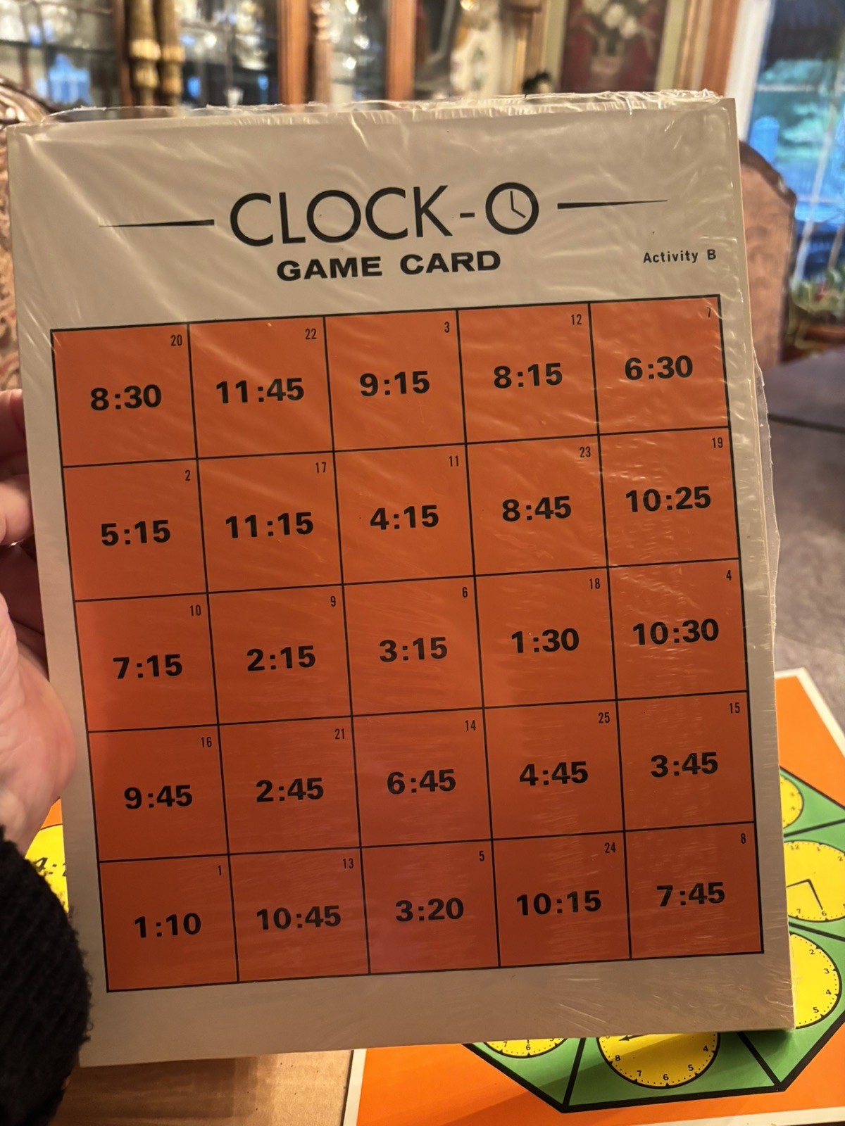 Vintage Clock -O From Creative Teaching Associates BN