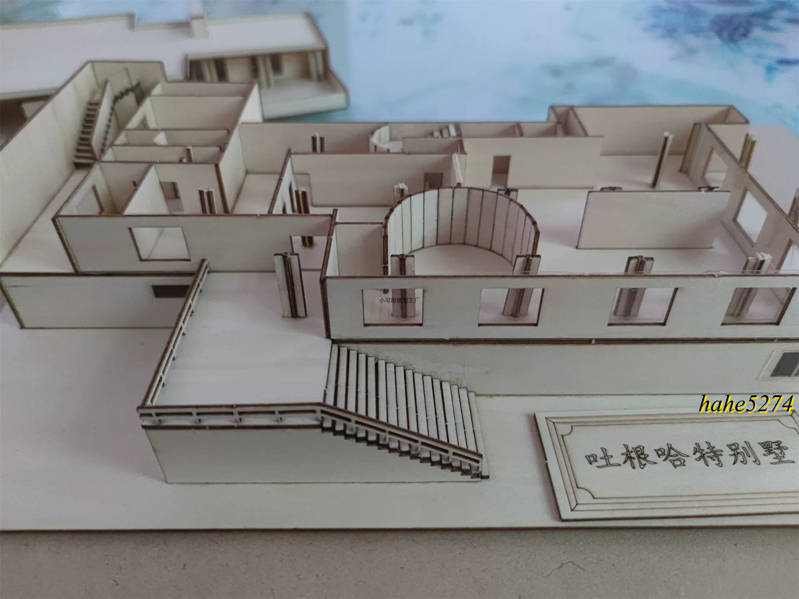 1:75/100/150 Villa Tugendhat Wooden Assembly Model Architectural Handcraft Kit