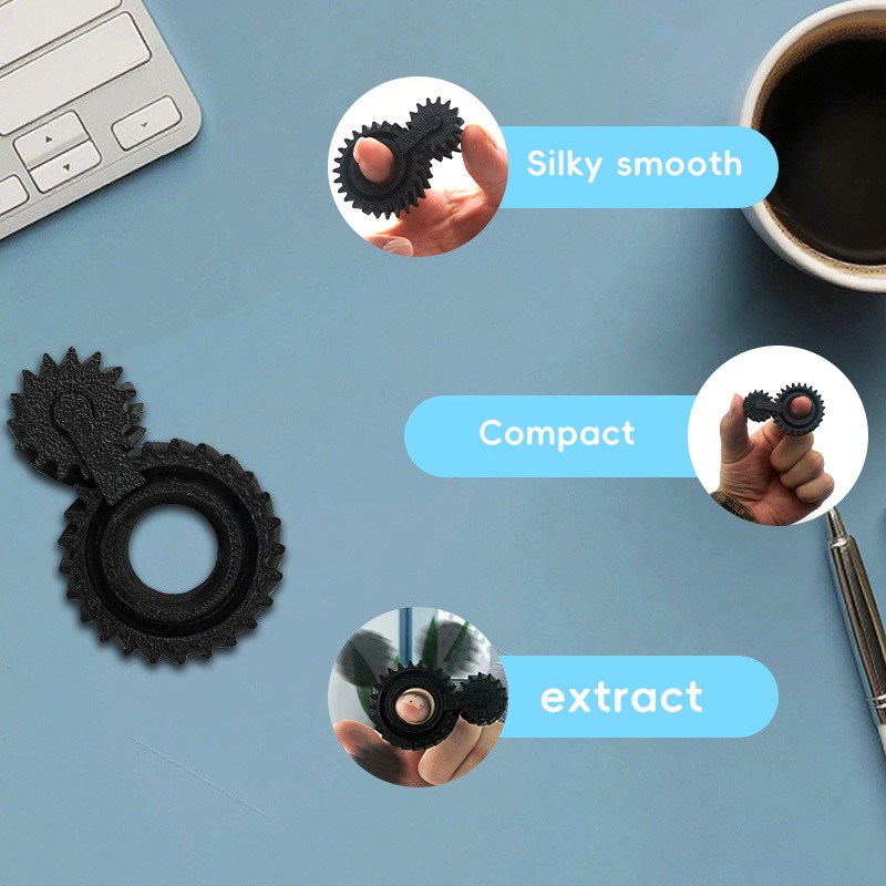 Smooth-spinning Reliable Entertaining Soothing Tactile Robust Fidget Spinner Toy