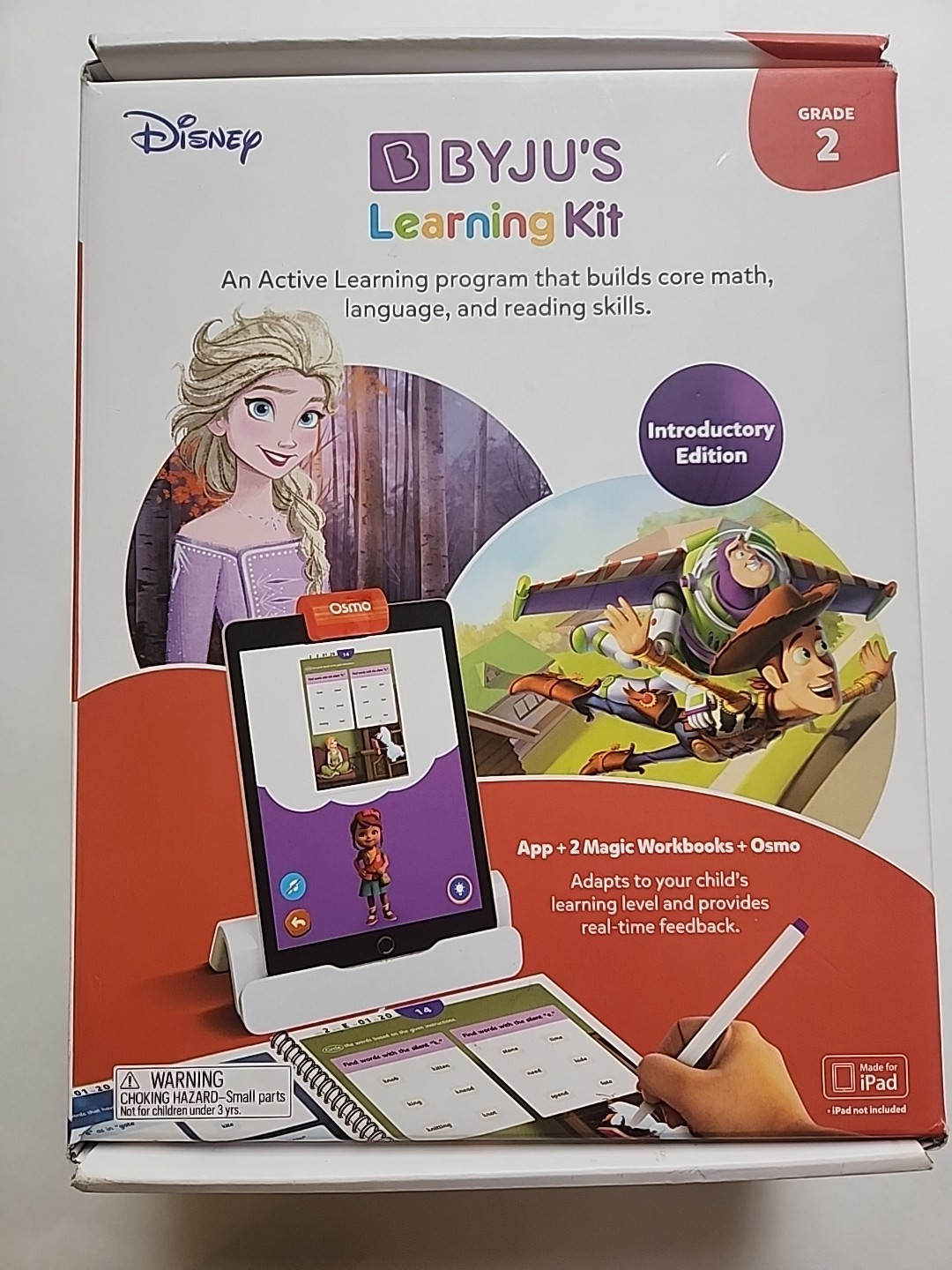 BYJUS Learning Kit: Disney, Grade 2 Learning Kit Active Learning Math Reading