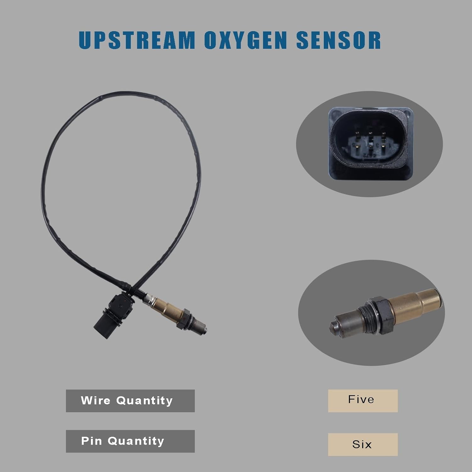 2.5L Oxygen O2 Sensor Upstream & Downstream, Compatible with VW Beetle Passat