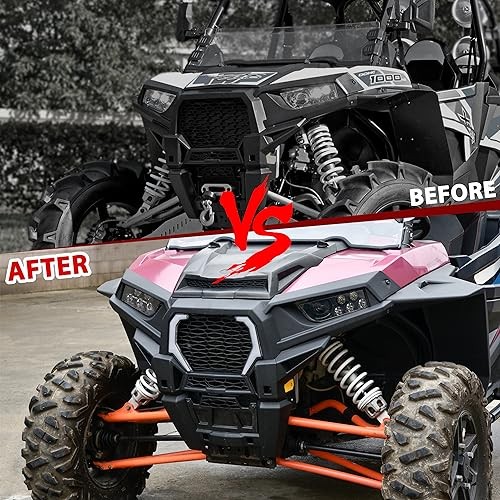 Turn Signal Fang Lights for RZR, Front Grill Lamps Turn Signal Grille Fang