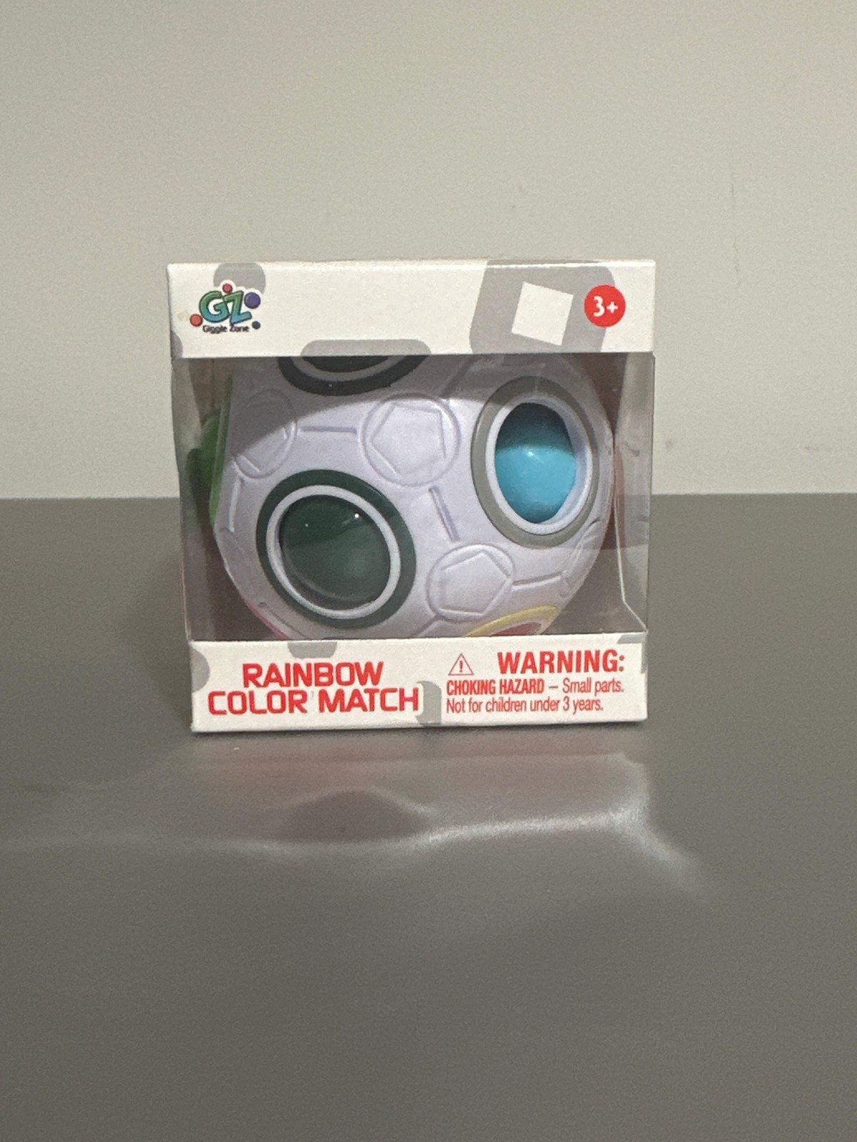 GZ Giggle Zone Rainbow Color Match Puzzle Ball