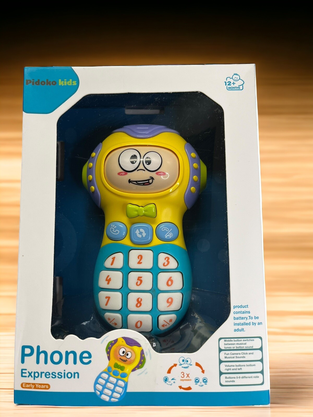 KEINXS Pidoko Kids toy Mobile Phone Face Changeable Phone Expression New