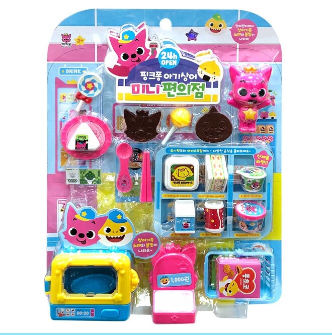Pinkfong Baby Shark Family Mini Convenience Store Role Playing Korean Freeship