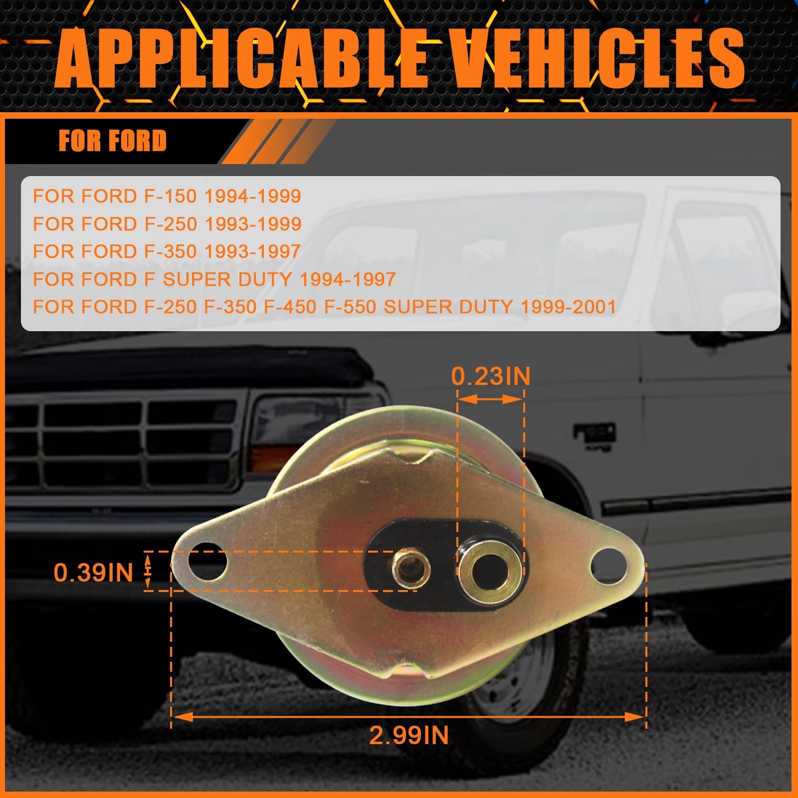 F4SZ9C968A Fuel Injection Pressure Regulator – 2.7BAR for Ford F-150 1/8