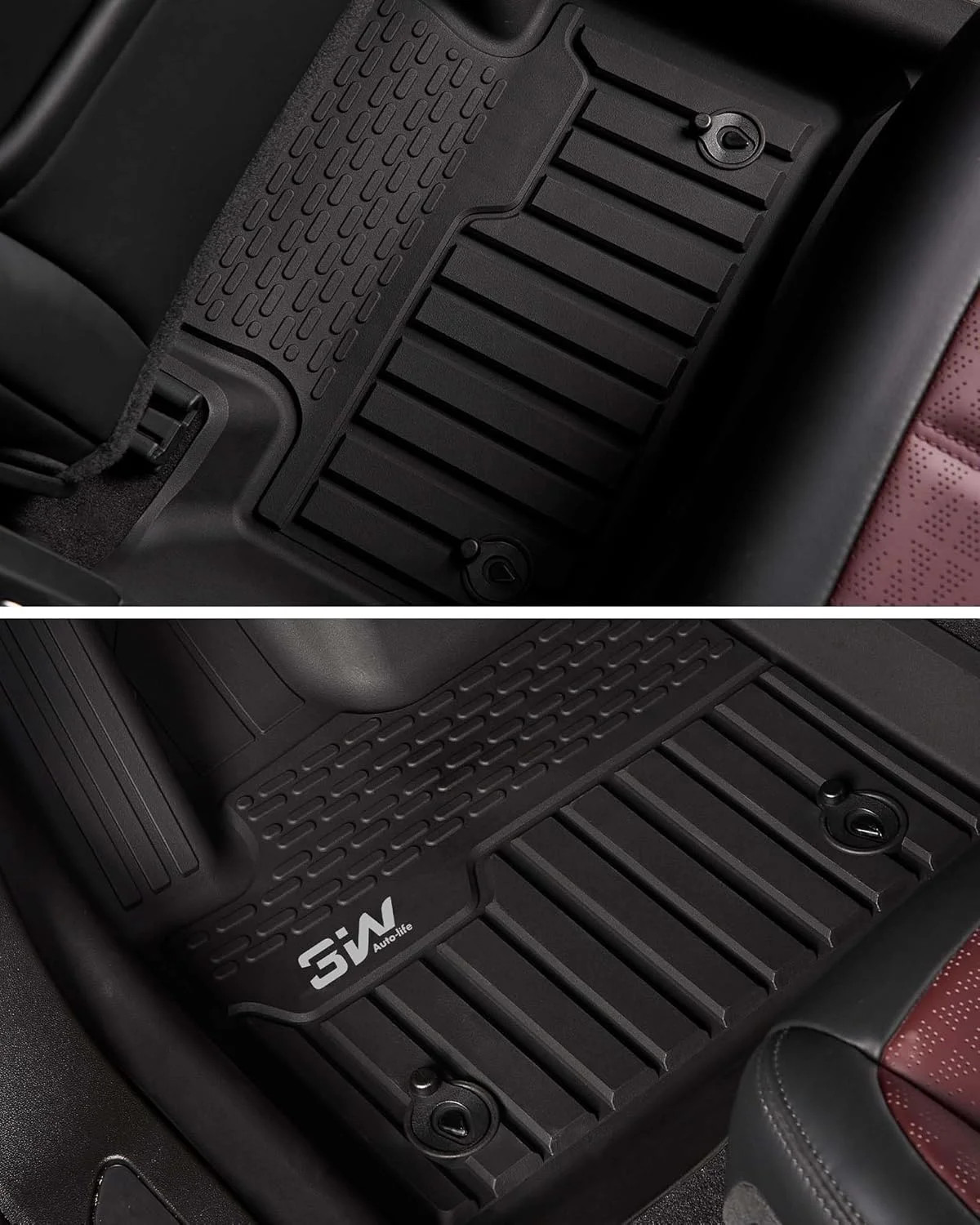 3W Floor Mats Fit for Jaguar F-pace & Land Rover Range Rover Velar 2017-2024 202