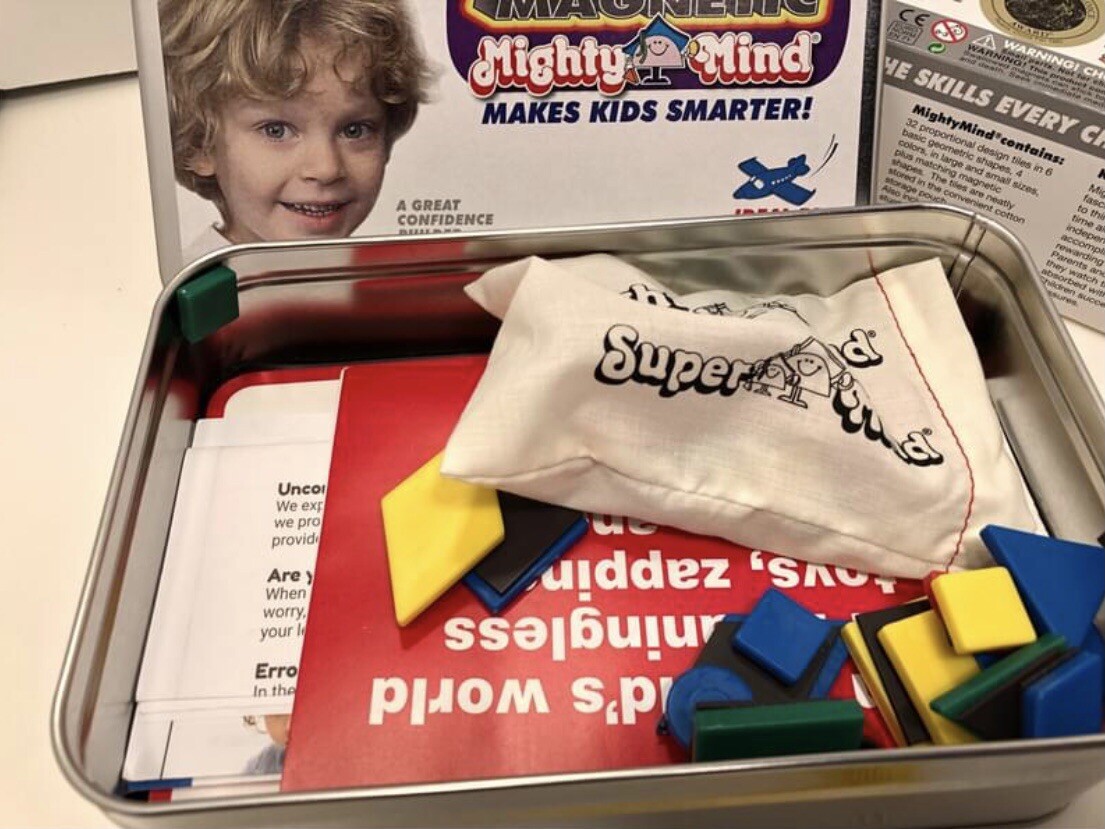 Magnetic Mighty Minds Educational Toy/Game Ages 3-8 EUC