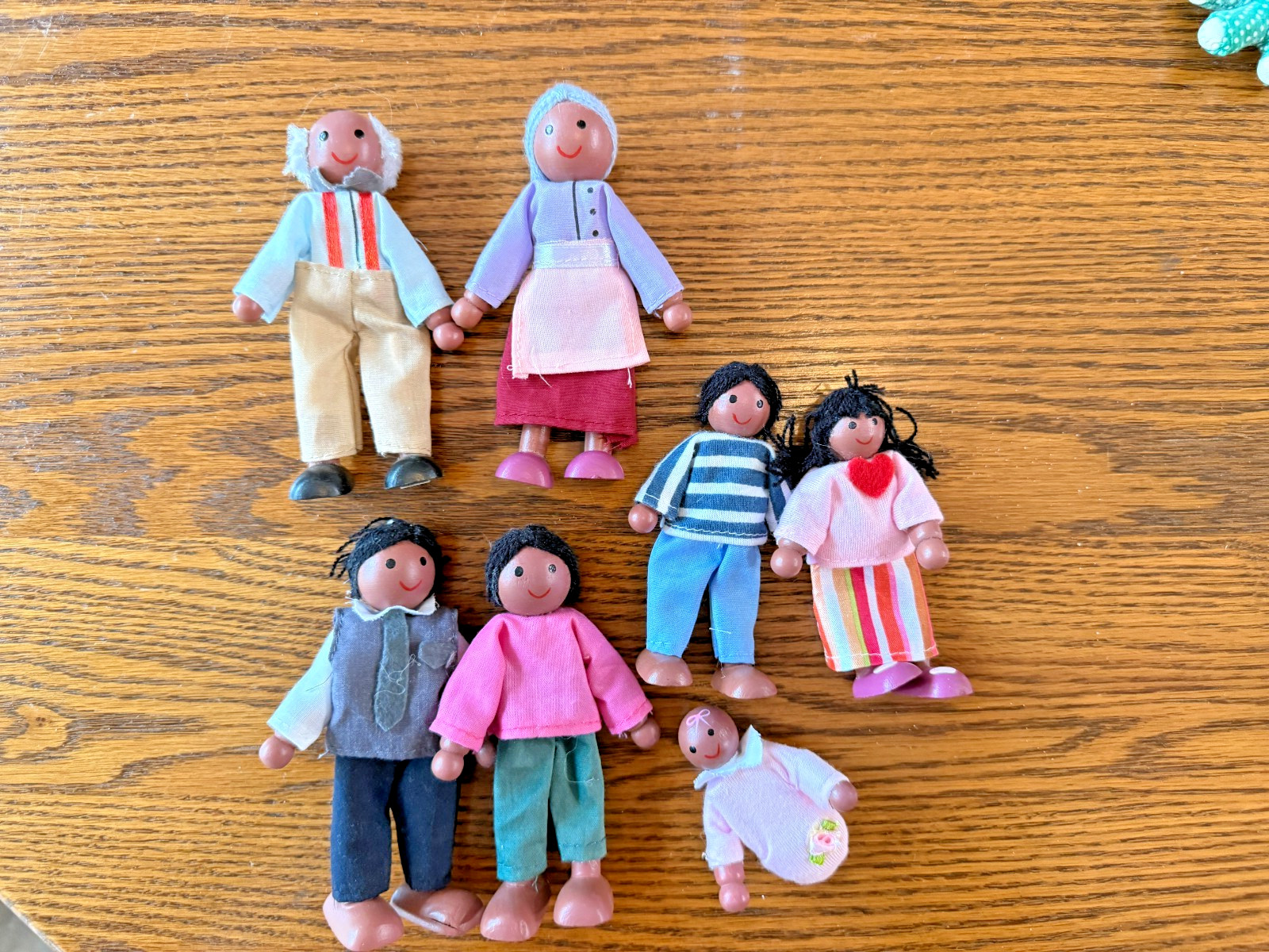 Sand Tray Therapy Miniature Family Figures Lot 8 Diverse Generations Play Therap