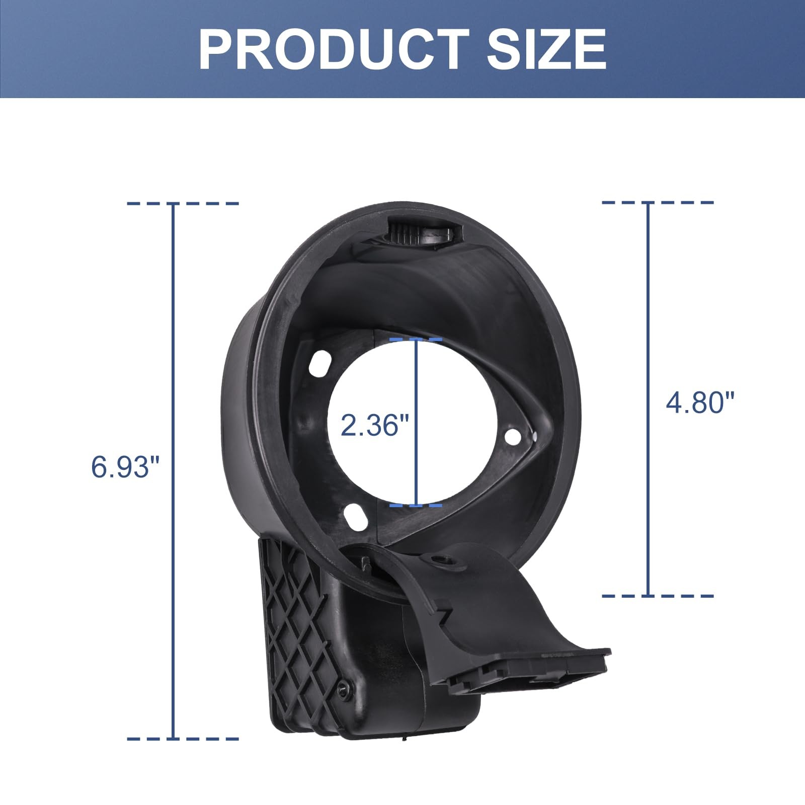 JDMSPEED New Fuel Filler Gas Cap Door Lid Housing 4L3Z9927936BA Replacement For