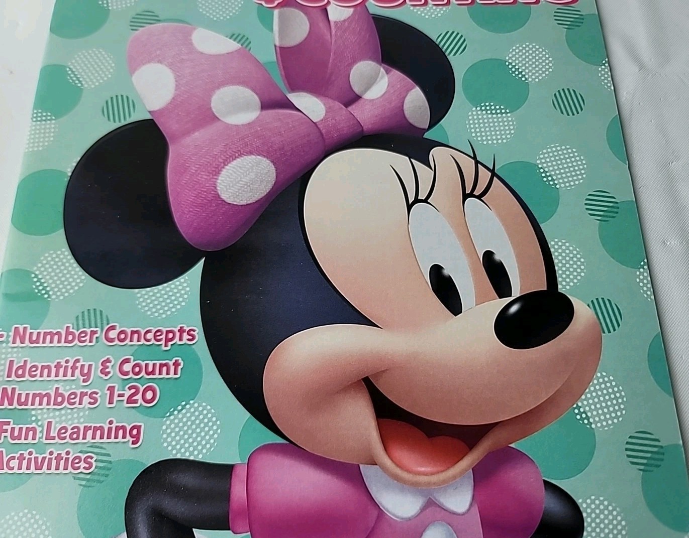 Disney Junior Minnie Mouse Learning Workbook Numbers & Counting Educational New