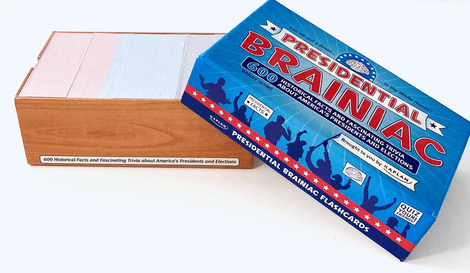 Presidential Brainiac Flashcards – 600 Historical Facts and Trivia – Kaplan