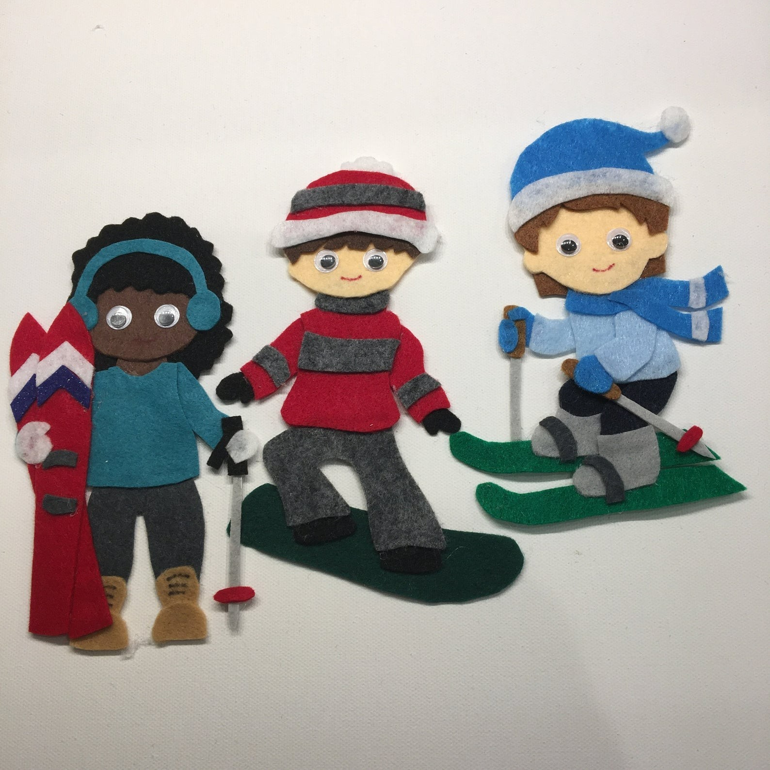Winter Fun – Celebrate Snowy Days – Sample Set for Felt /Flannel Board Play