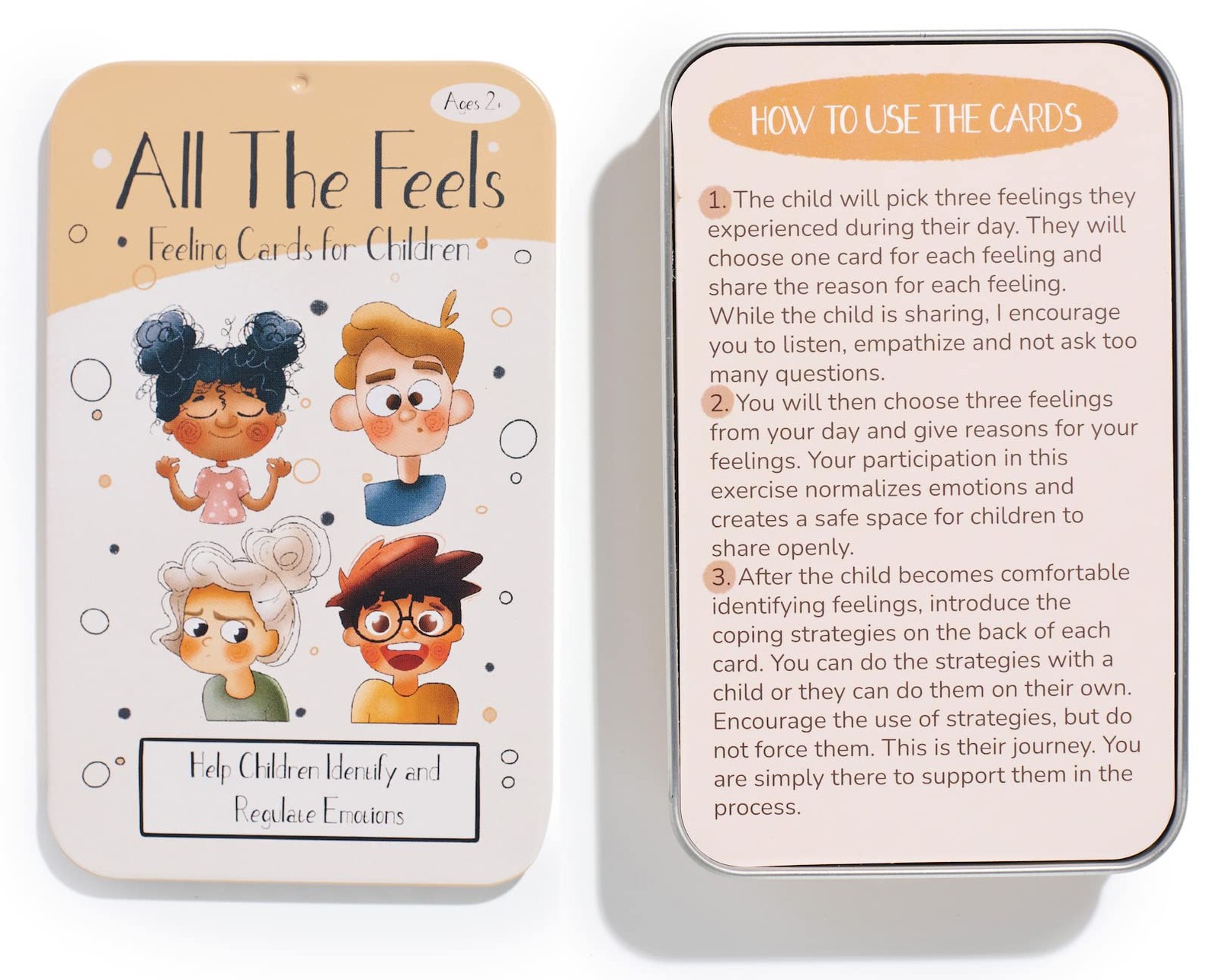 All The Feels Feeling Cards For 20 Feeling Cards 20 Brain-Based Coping 2 And Up