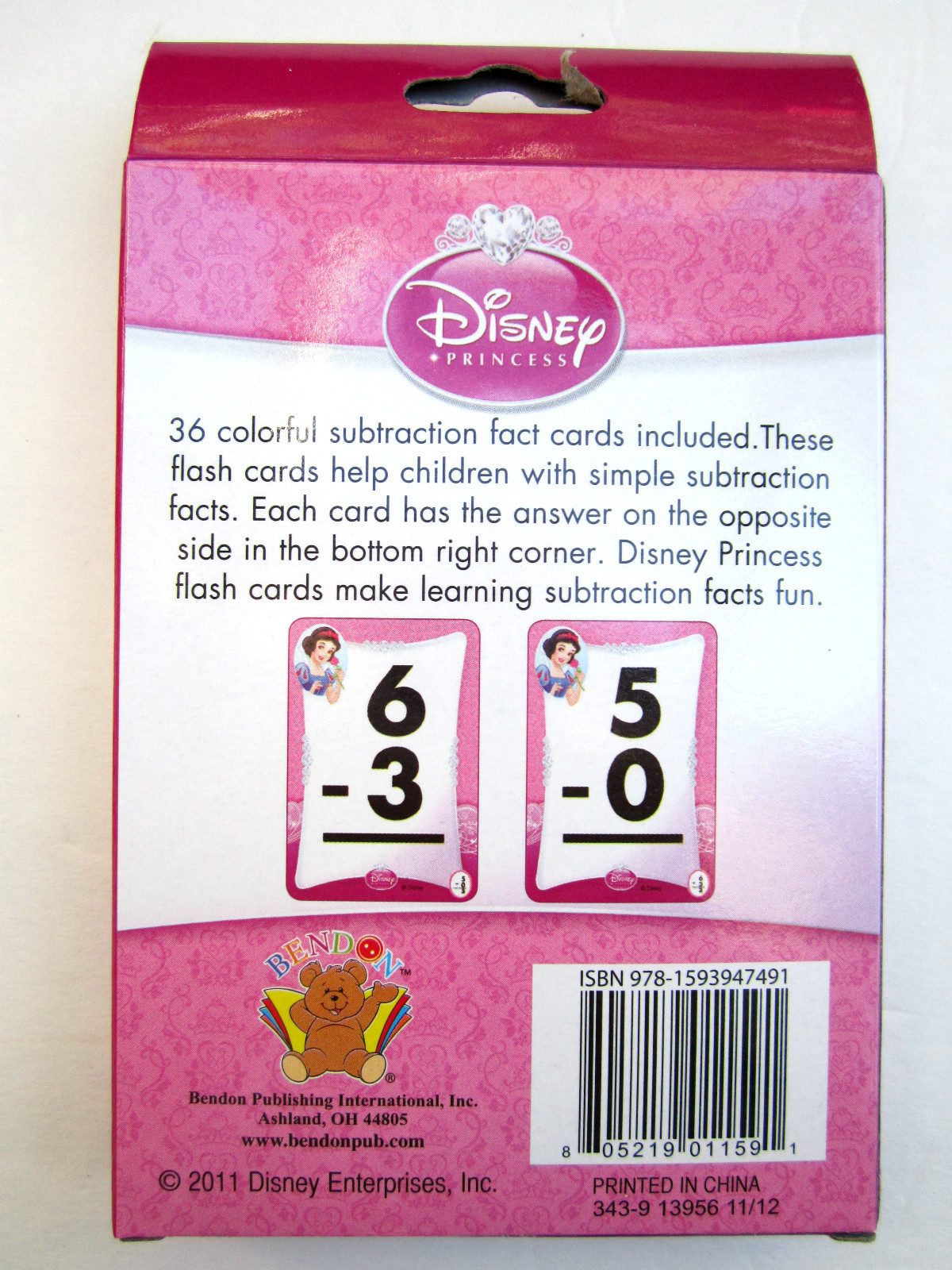 DISNEY PRINCESS SUBTRACTION,ADDITION,MULTIPLICATION LEARNING CARD SETS NEW