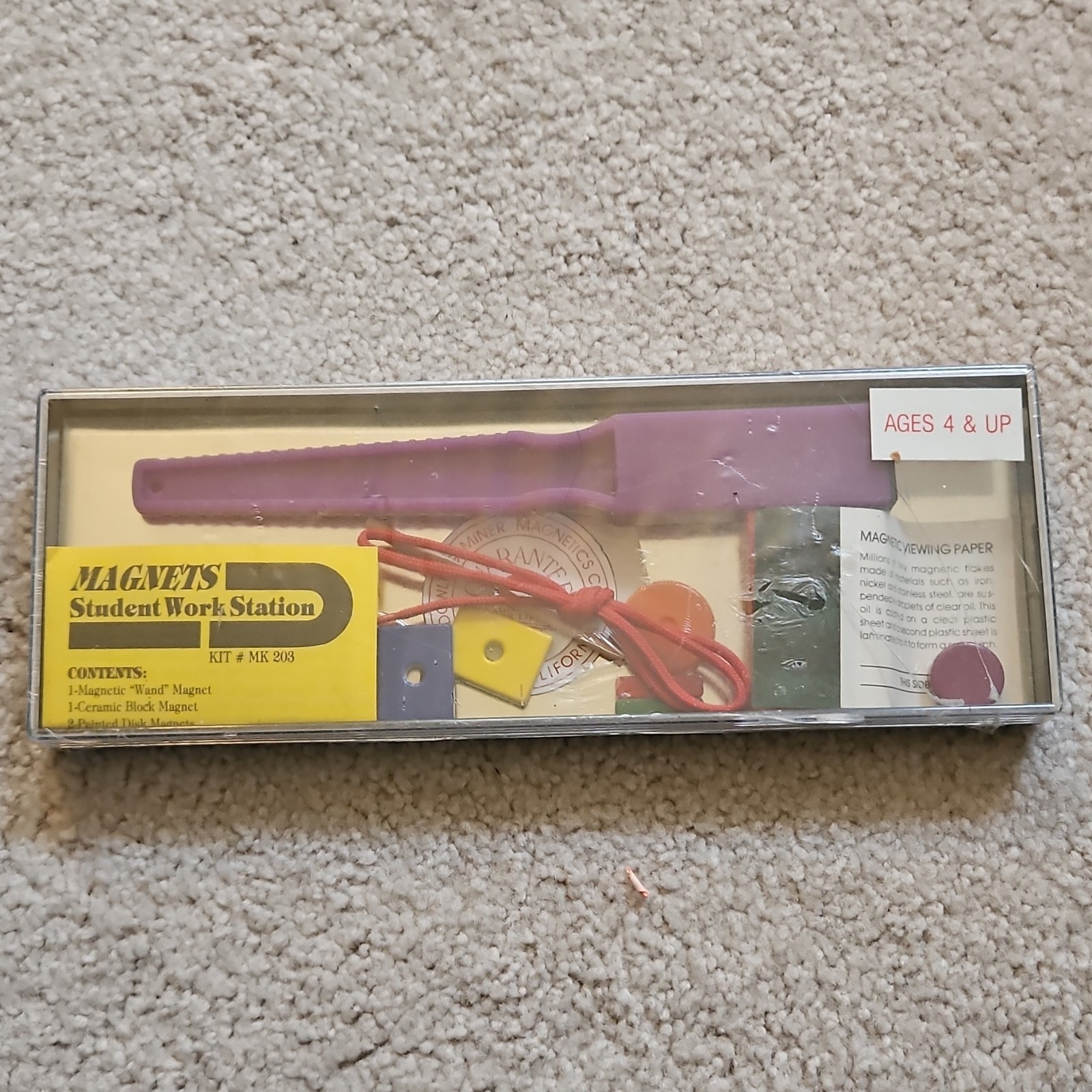 Dowling Magnets Student Work Station Kit MK203 Ages 4 & Up Science Magnet