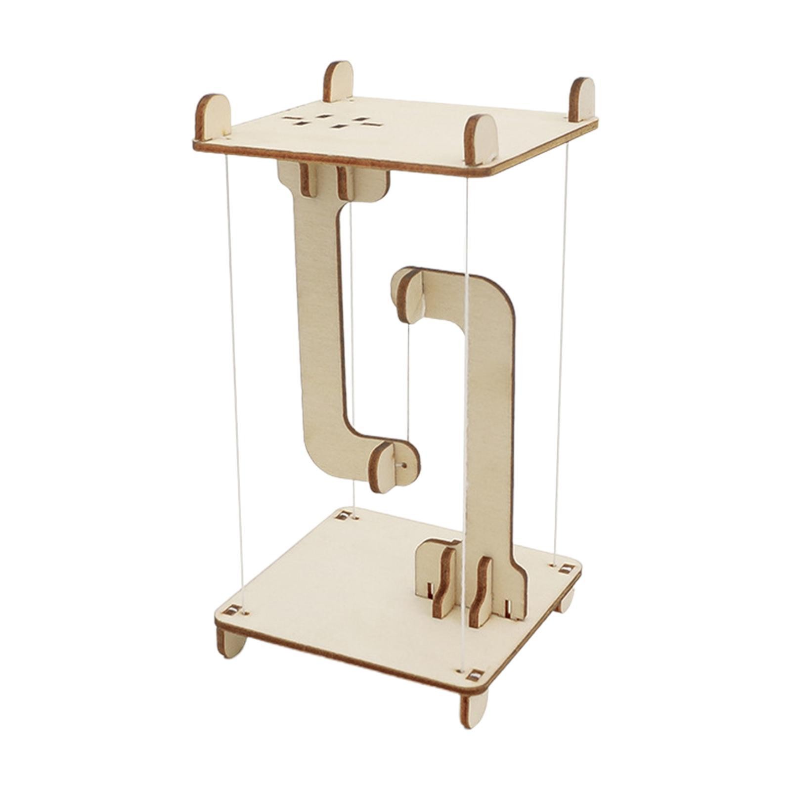 Wooden DIY Gravity Building Toy Science Creative Building Model for Kids