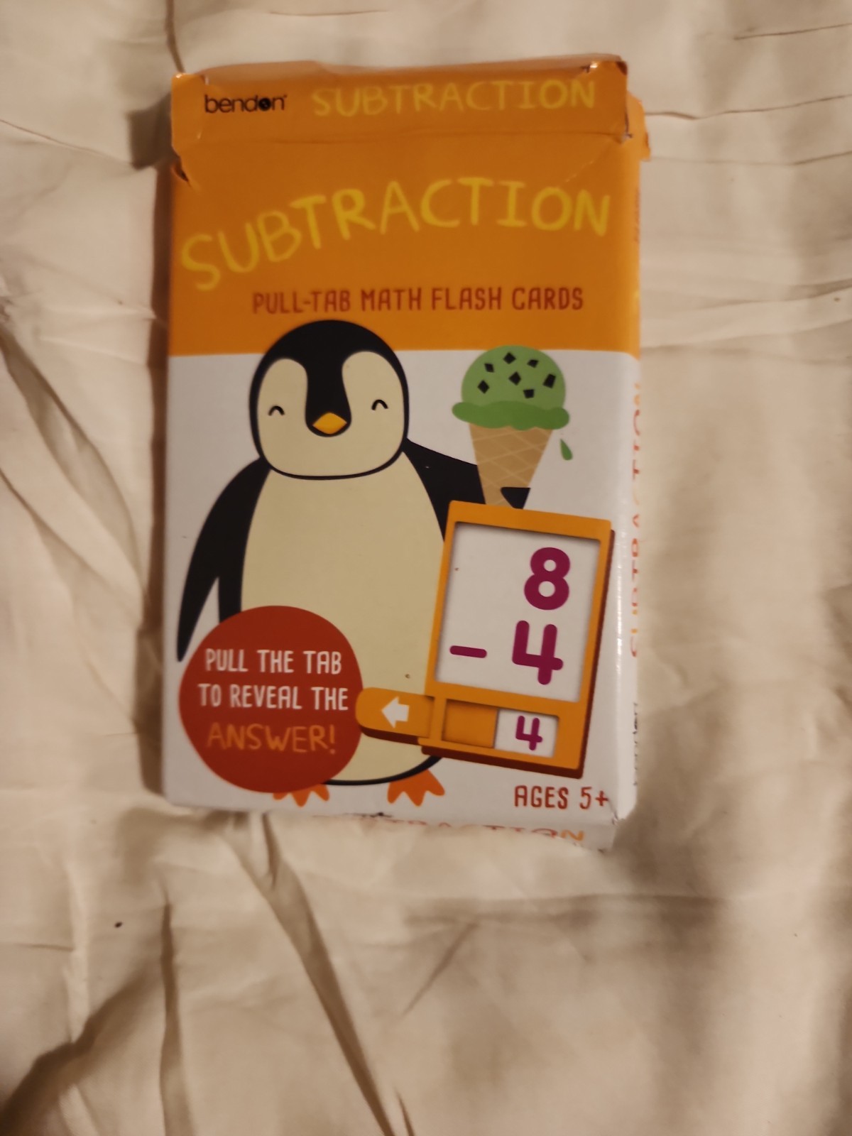 Lot of 5 Bendon Flash Cards: Math, Sight Words & Opposites – Complete