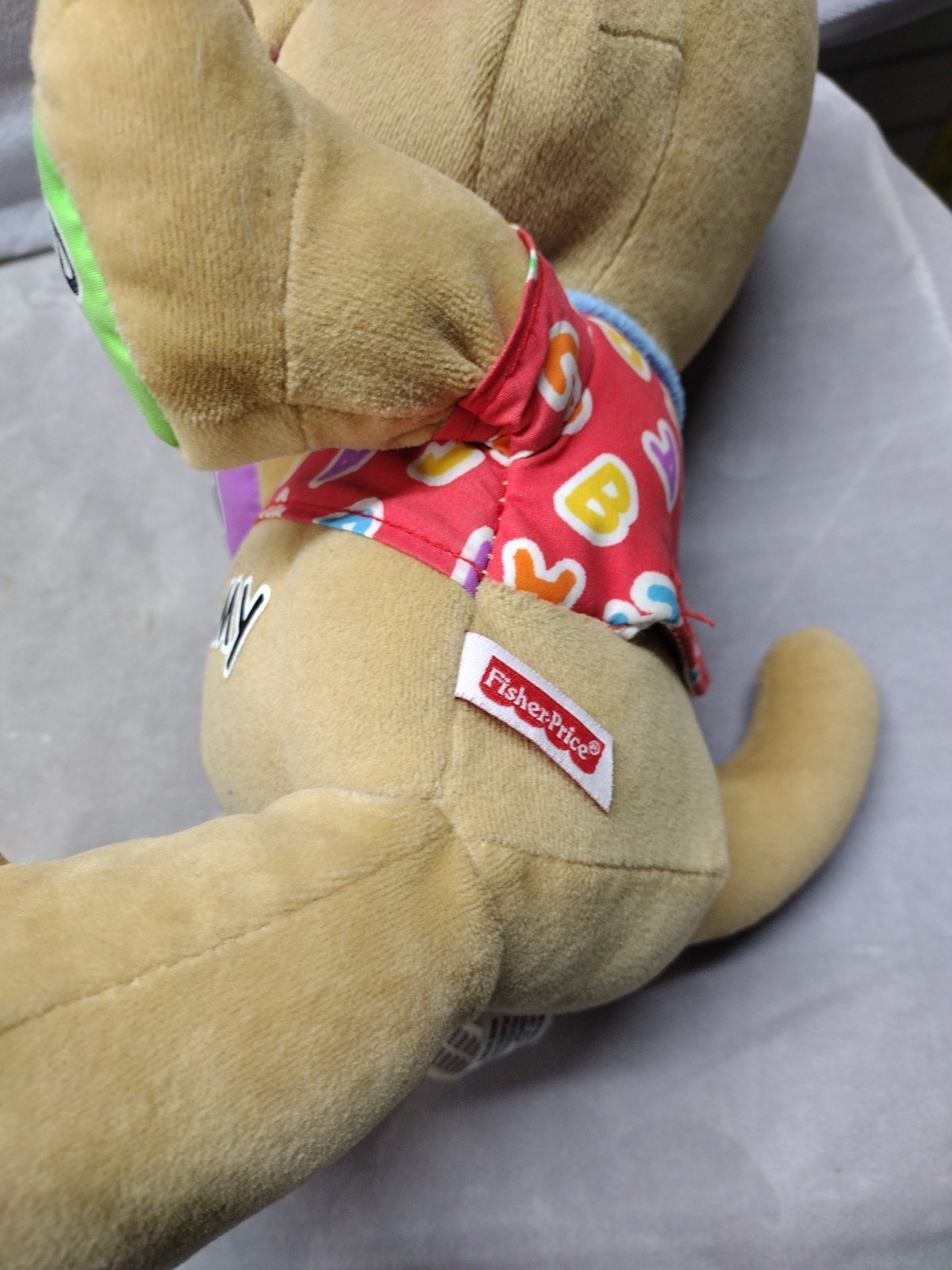 Fisher Price Laugh and Learn Dog Puppy ABC Talking Plush Musical Toy Learning