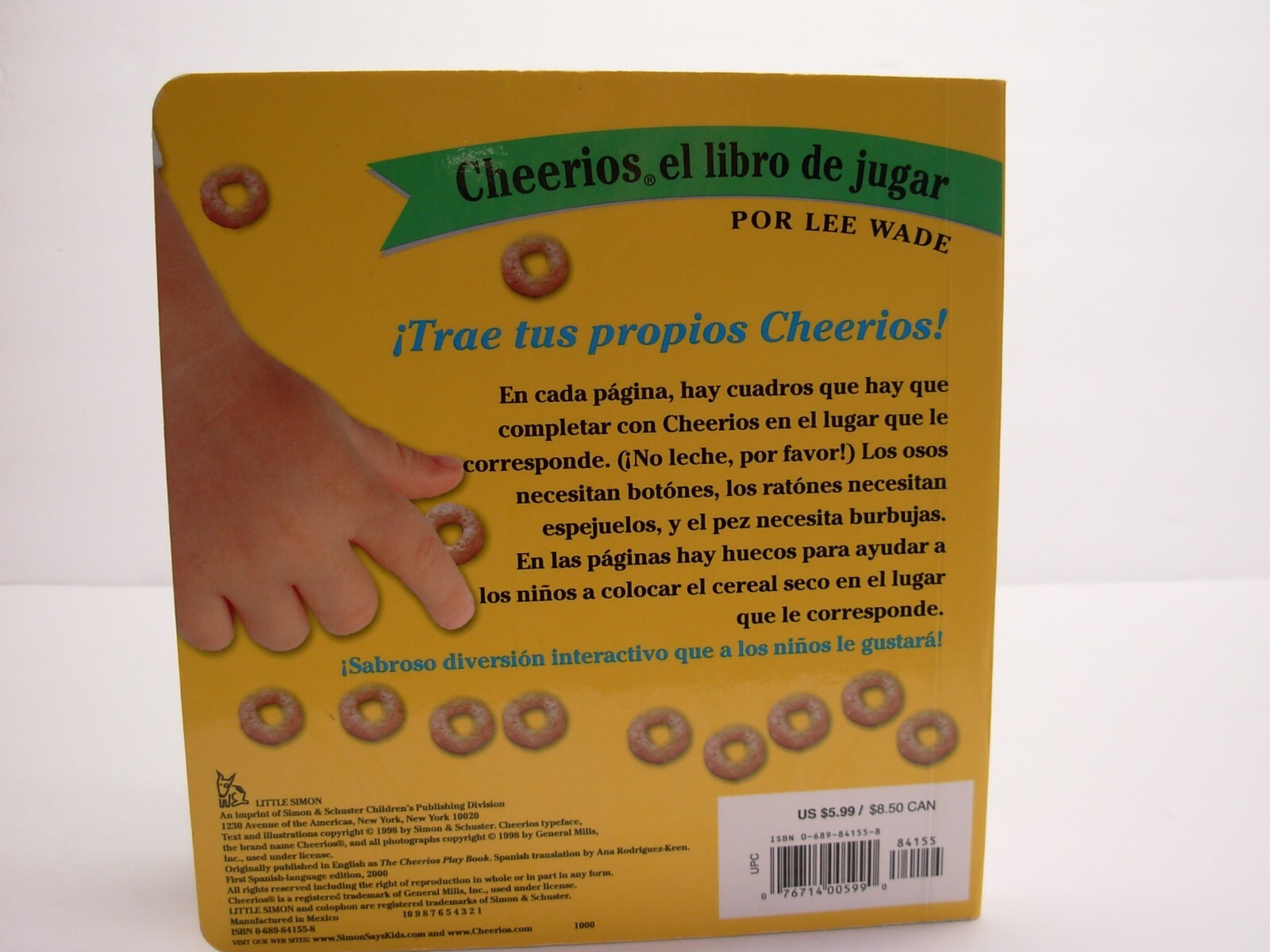Cheerios Puzzle & Book Language Spanish Fun Interactive Counting Educational