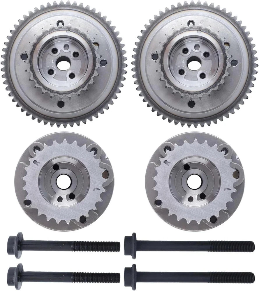 Intake Exhaust Timing Camshaft Sprocket VVT Cam Phaser 4Pcs Compatible with F150