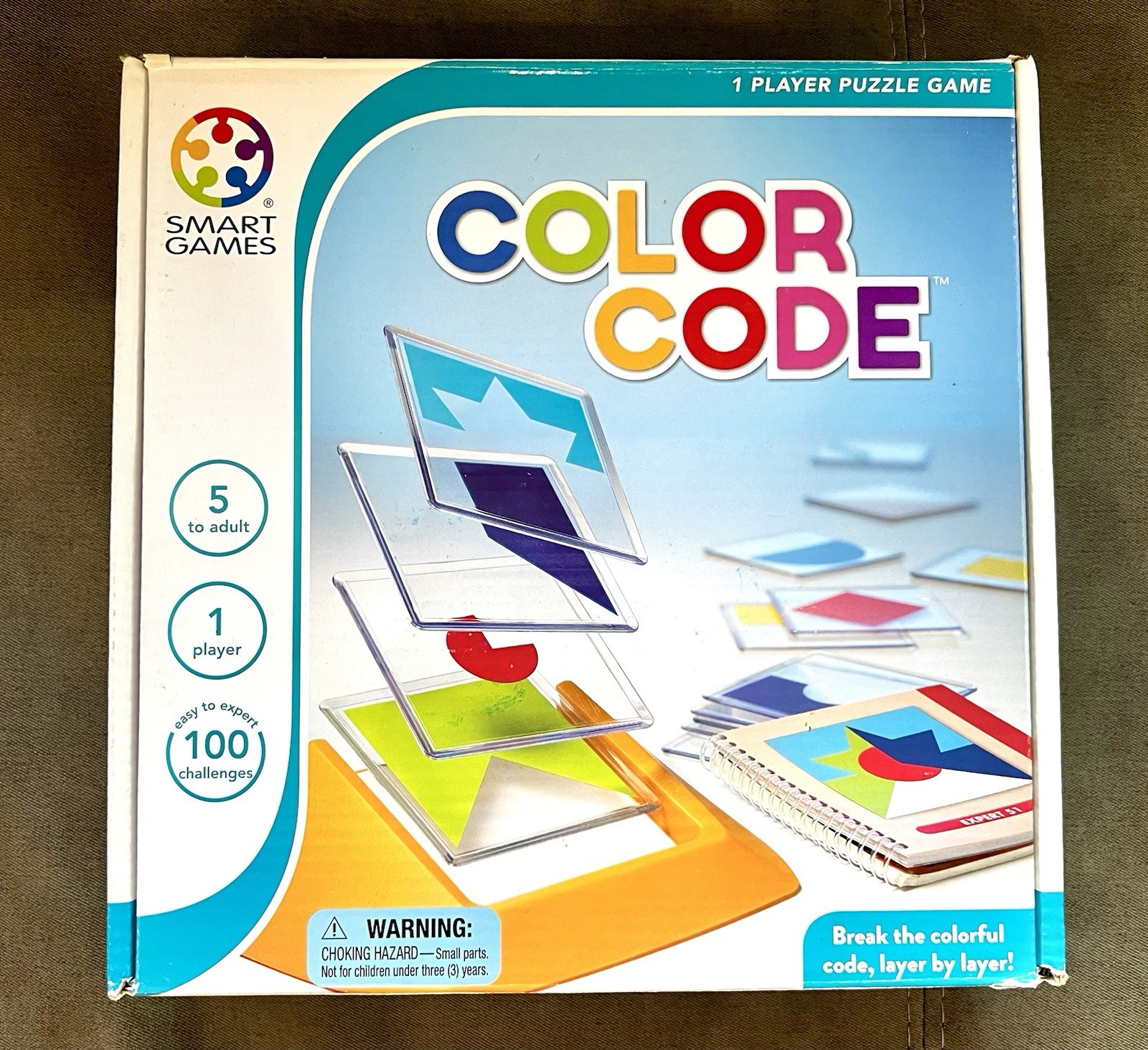 Smart Games Color Code Educational Skill-Building Puzzle Logic Game for Ages 5+
