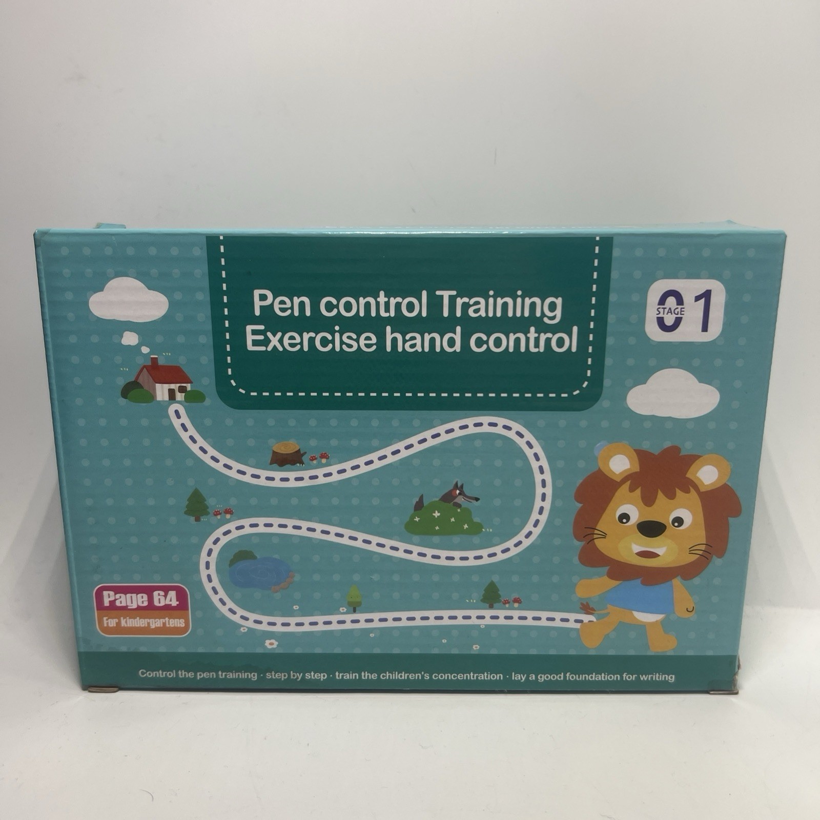 control the pen training step by step exercise hand control for kids stage 1-4