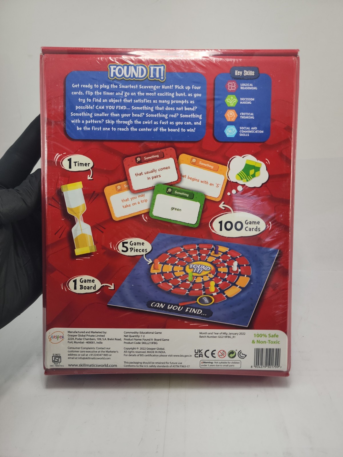 Skillmatics Board Game : Found It | Gifts, Super Fun Family Game for 6+ Years