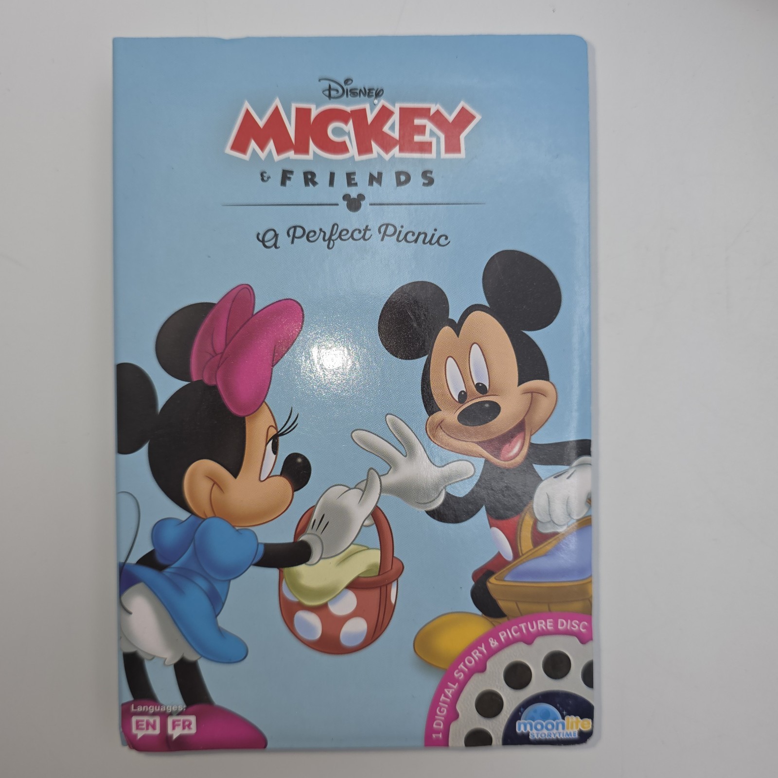 Moonlite Story Projector + 3 Discs Disney Mickey Mouse Winnie The Pooh New
